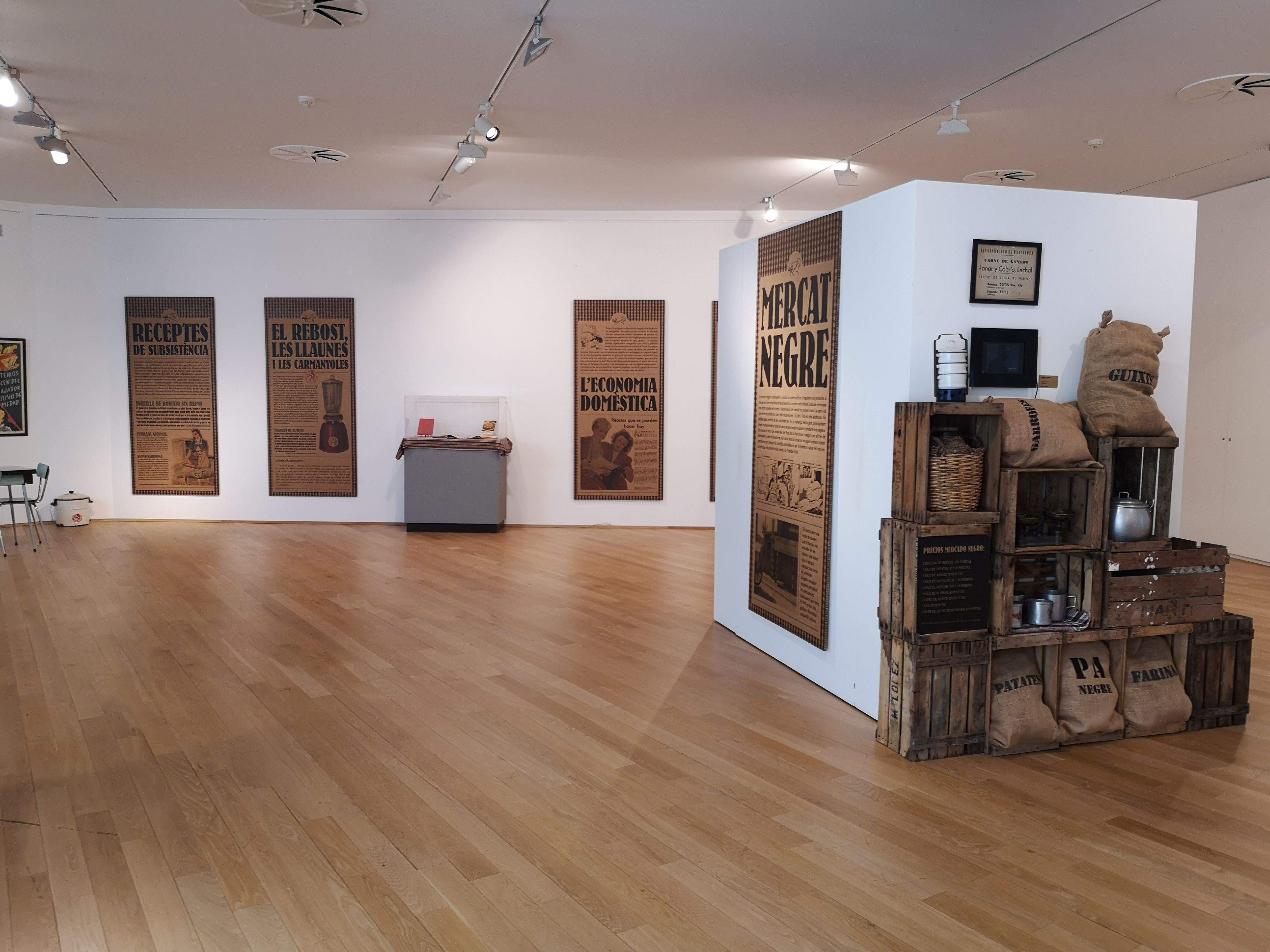 Una part de la mostra instal·lada a Ca n'Oliver. FOTO: Ajuntament de Cerdanyola