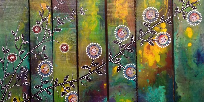 Una de les pintures de 'Confinats' / Ajuntament de Cerdanyola Una de les pintures de 'Confinats' / Ajuntament de Cerdanyola