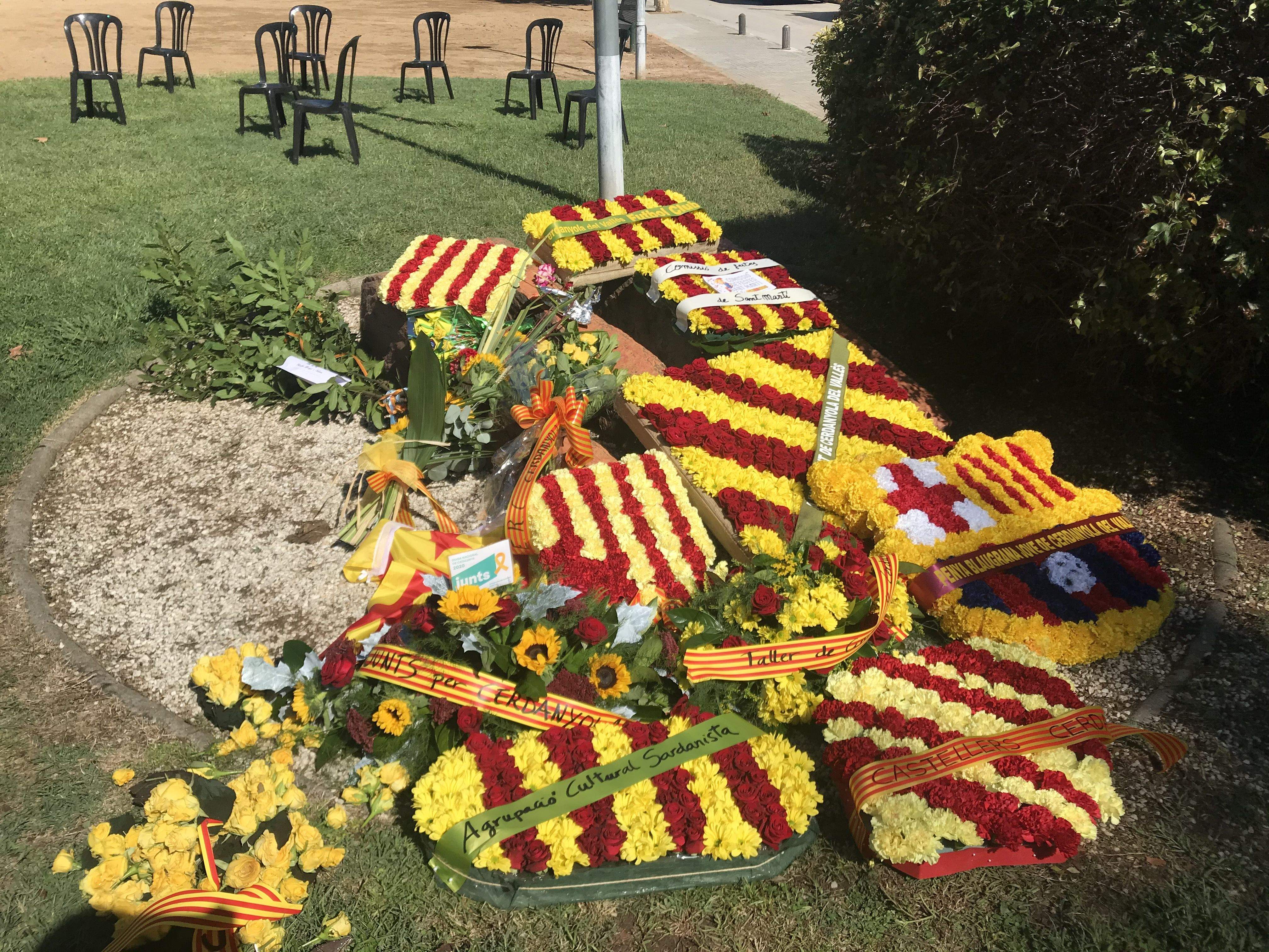 Ofrena floral de la Diada 2020 / Laura Arias