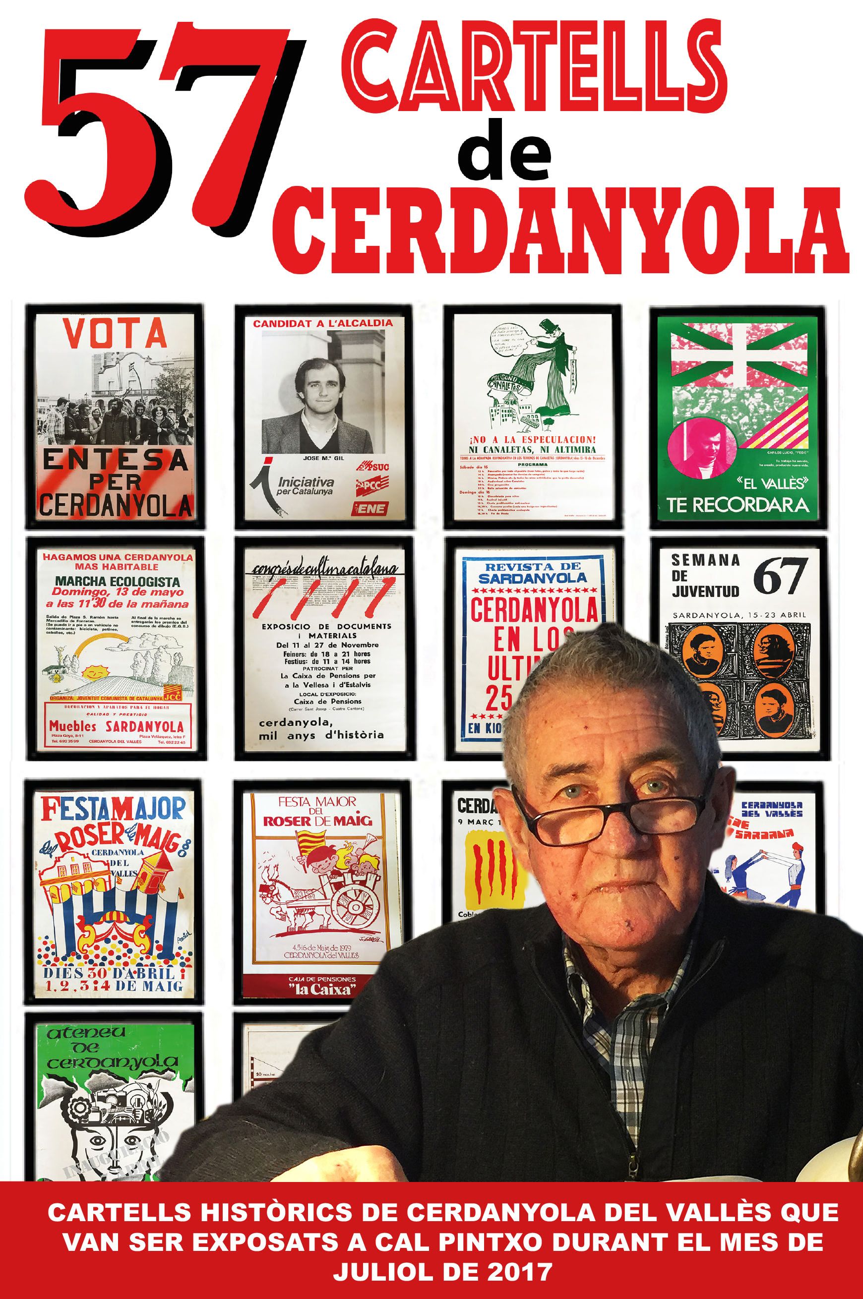 Cartell del llibre "57 cartells de Cerdanyola" / Cedida Cartell del llibre "57 cartells de Cerdanyola" / Cedida