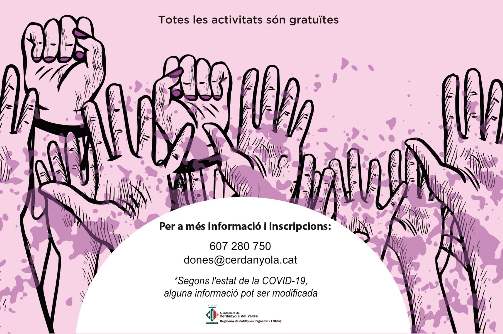 Cartell dels Dijous Feministes. FOTO: Ajuntament de Cerdanyola