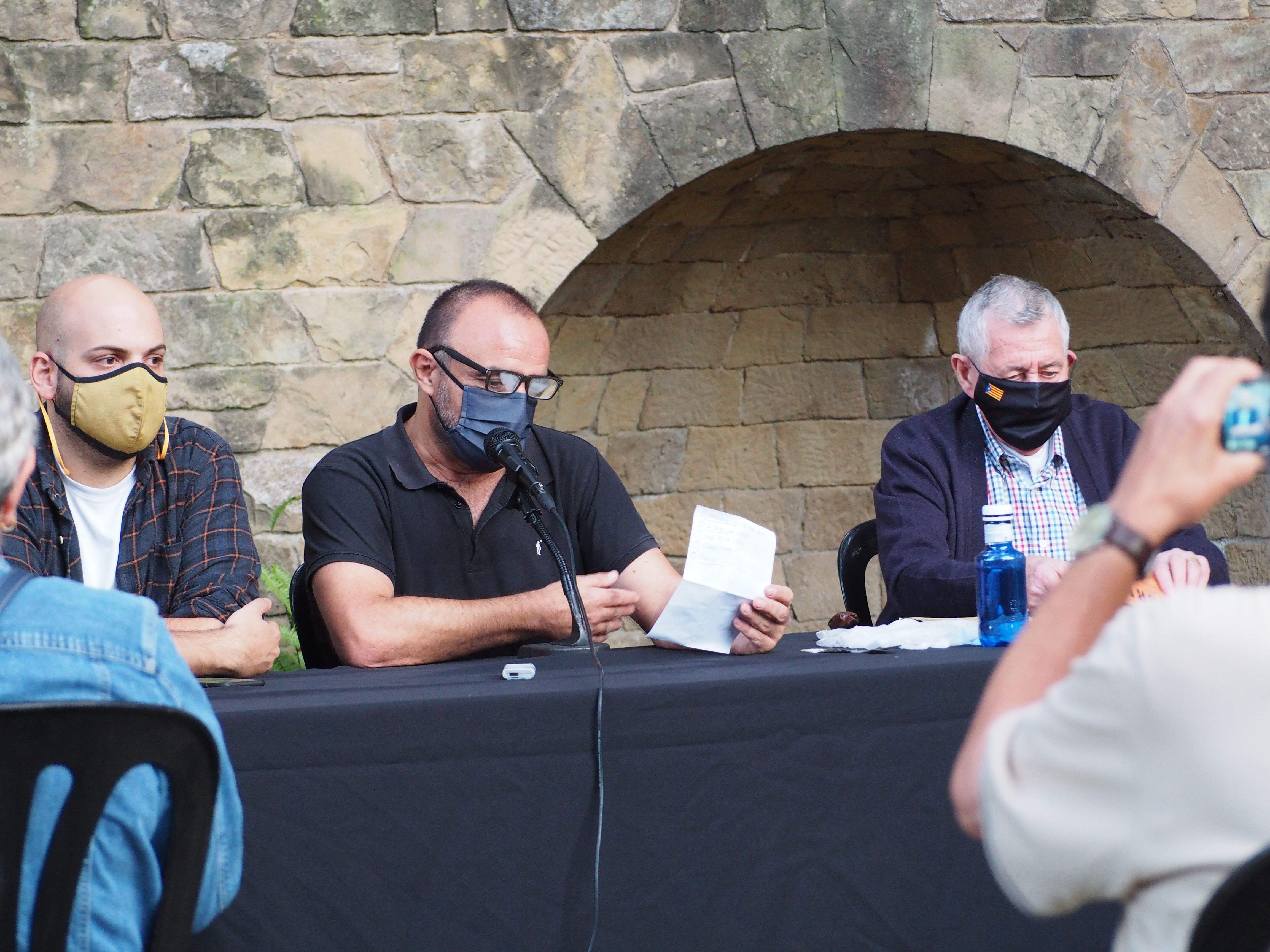Un acte del GREC a Ca n'Ortadó. FOTO: Mónica GM
