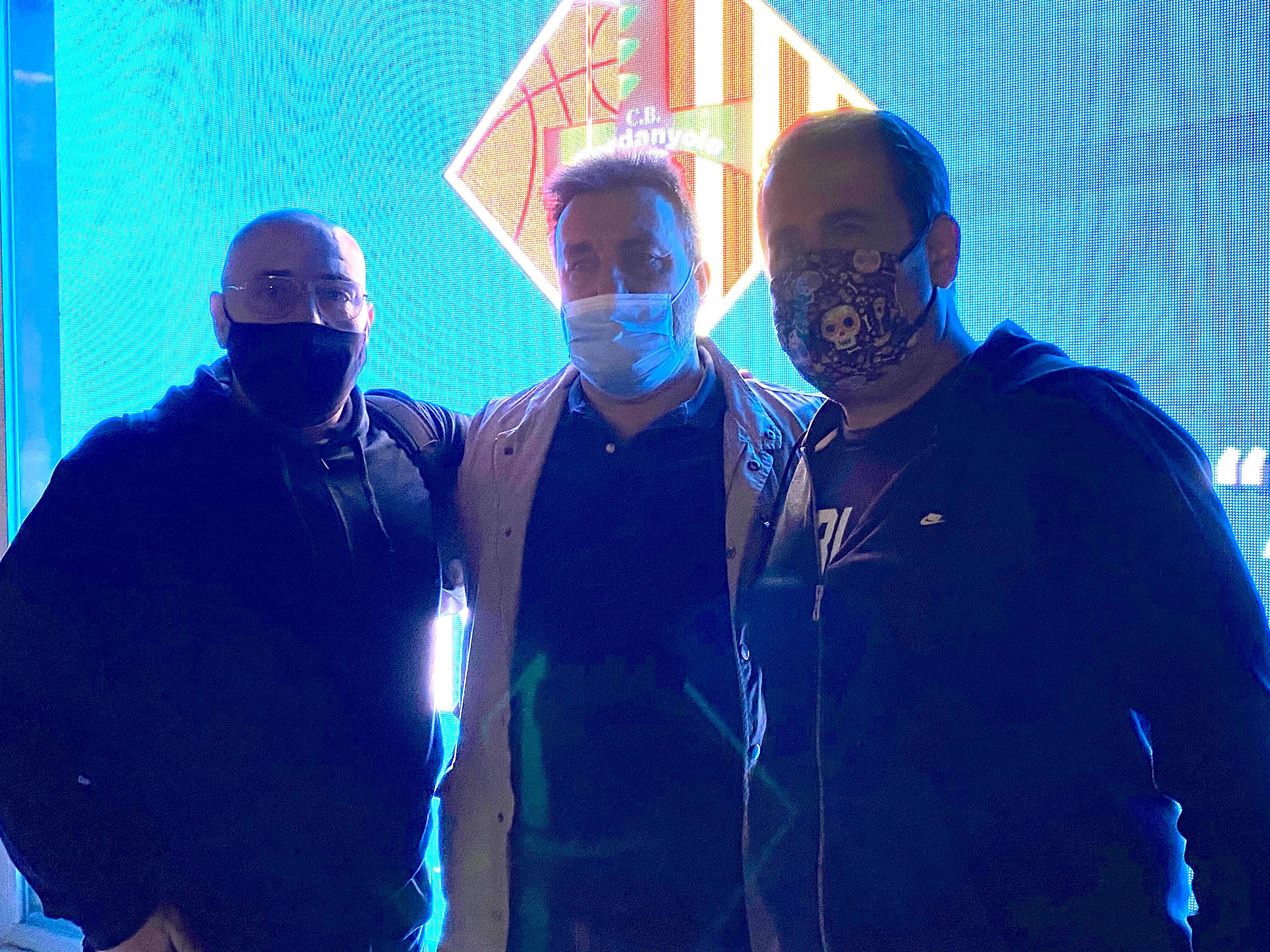 Jordi Balaguer, Txema Blanco i Dani Zamora.