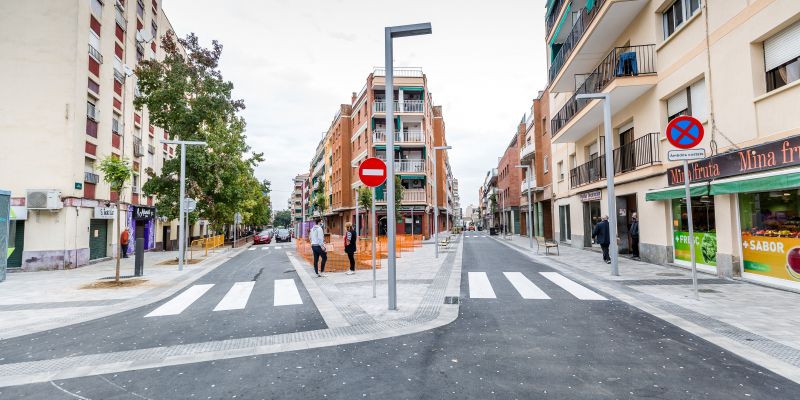 Un tram del carrer de Santa Marcel·lina. FOTO: Ajuntament de Cerdanyola