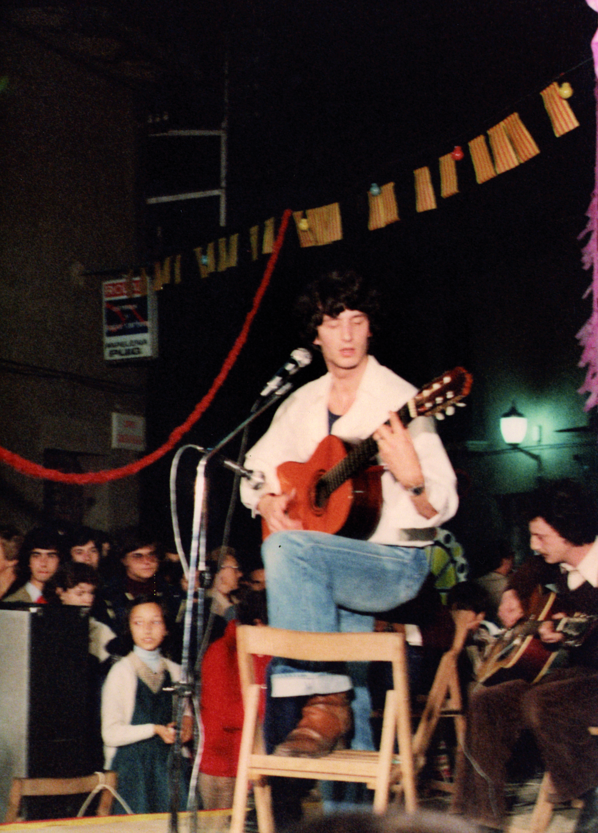 Concert de Ramon Sauló en la primera Festa de Sant Martí. FOTO: Cedida