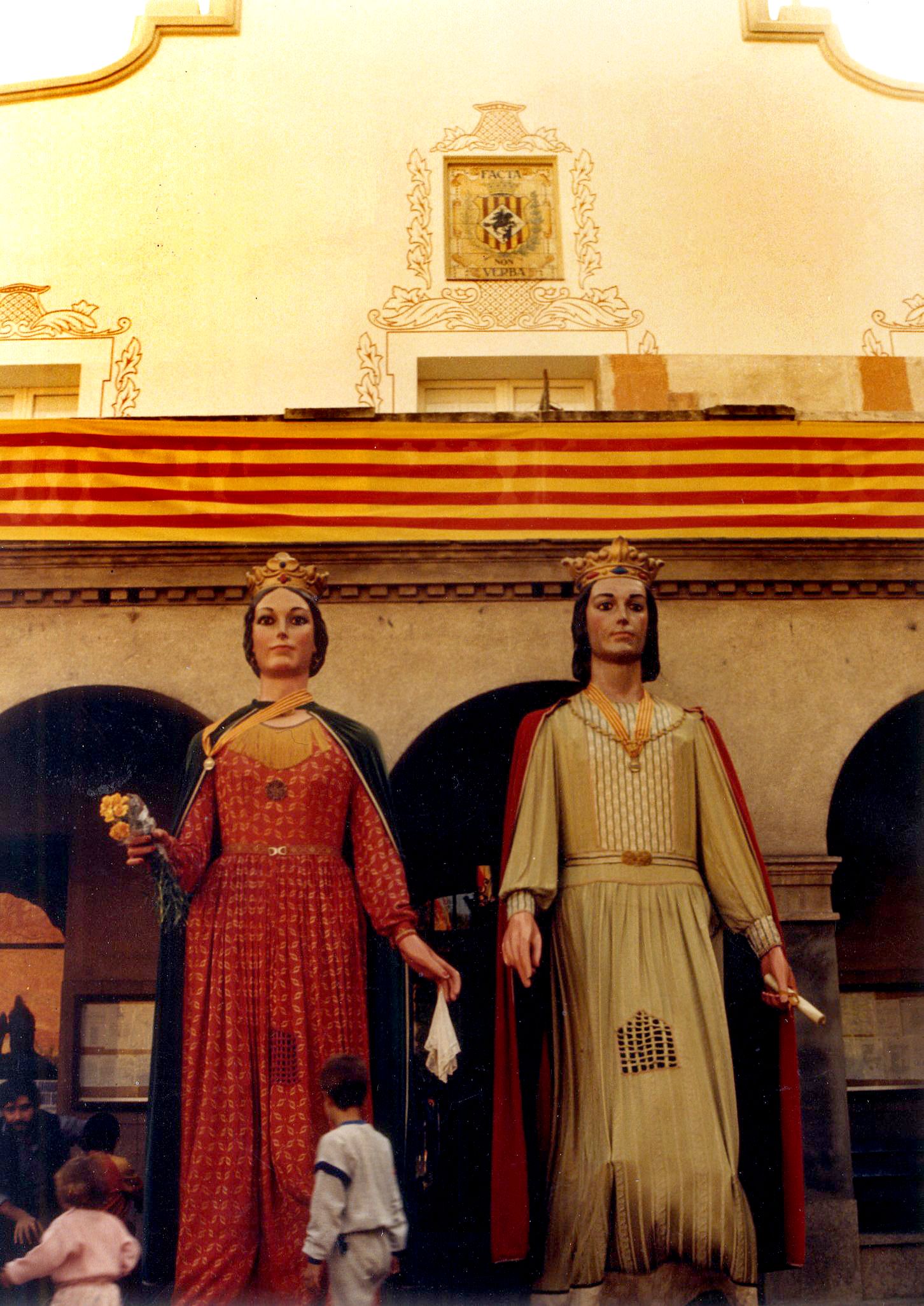 Els gegants de Cerdanyola l'any 1985. Autor: Pepe Urbano 