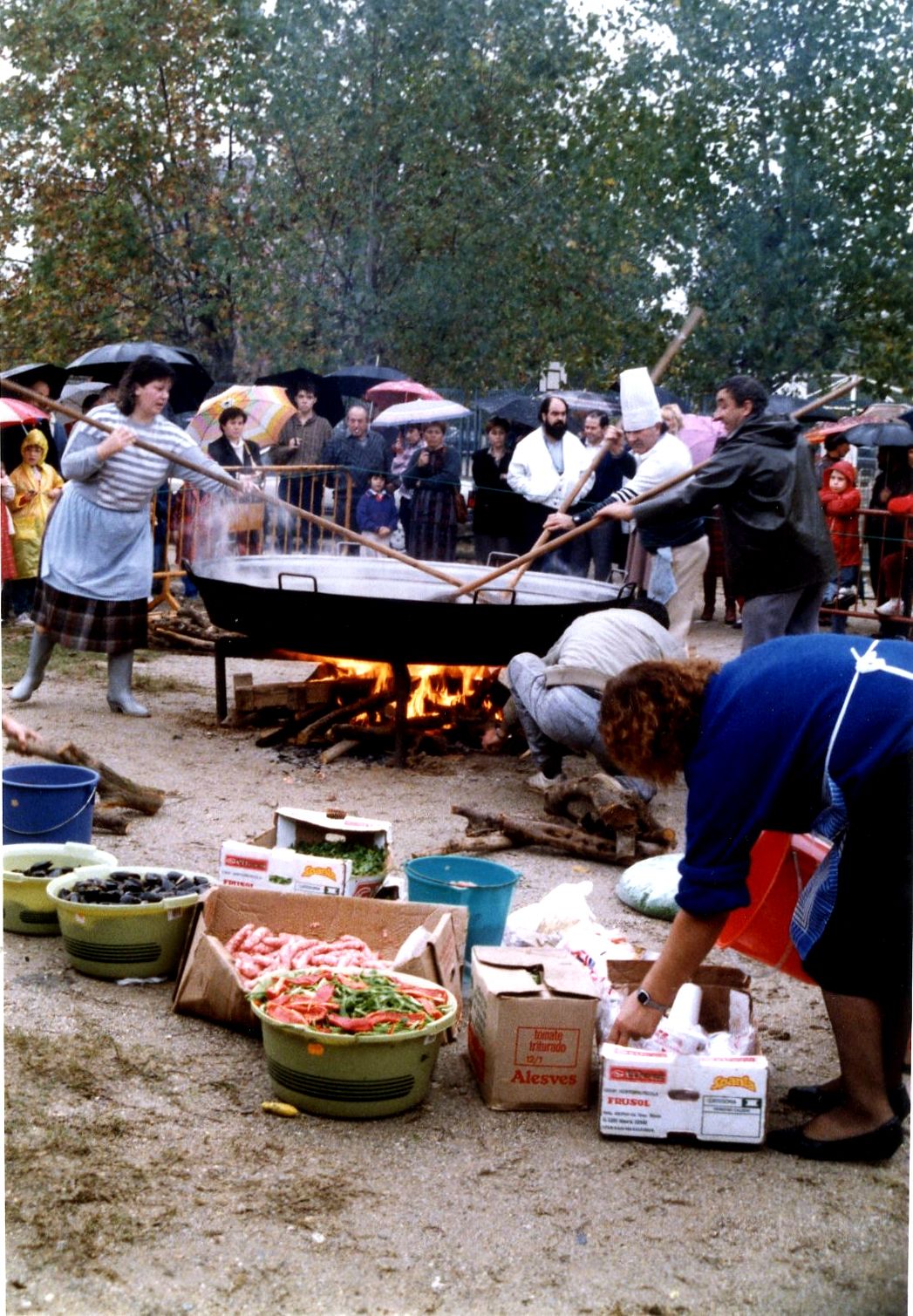 Paella popular l'any 1988. Autor: Pepe Urbano