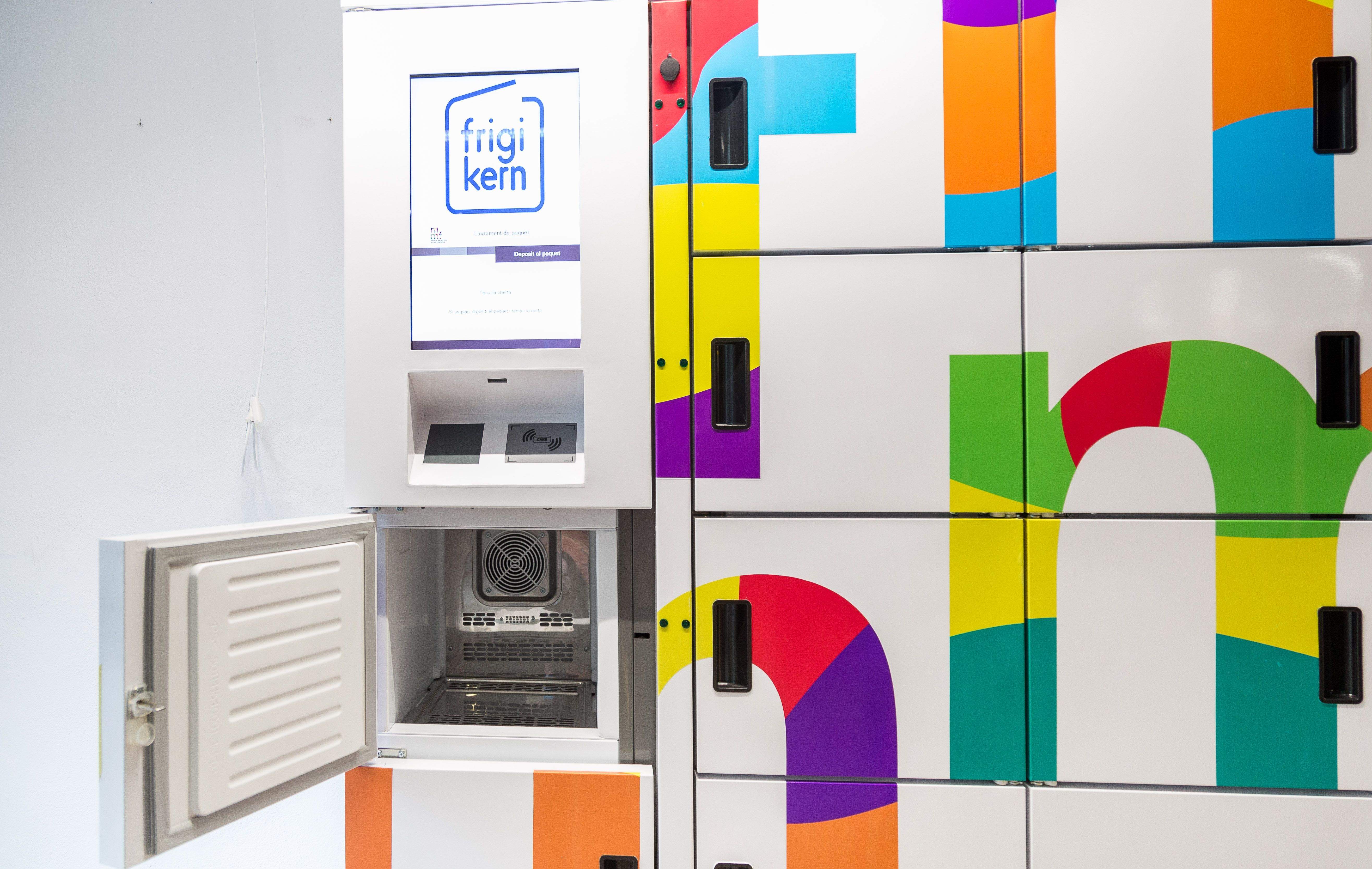 Consignes al Mercat de Les Fontetes. FOTO: Ajuntament de Cerdanyola