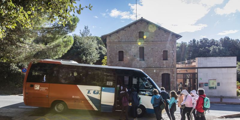 Bus Parc per anar Sant Llorenç del Munt i l'Obac   Ricard Badia   Diputació de Barcelona
