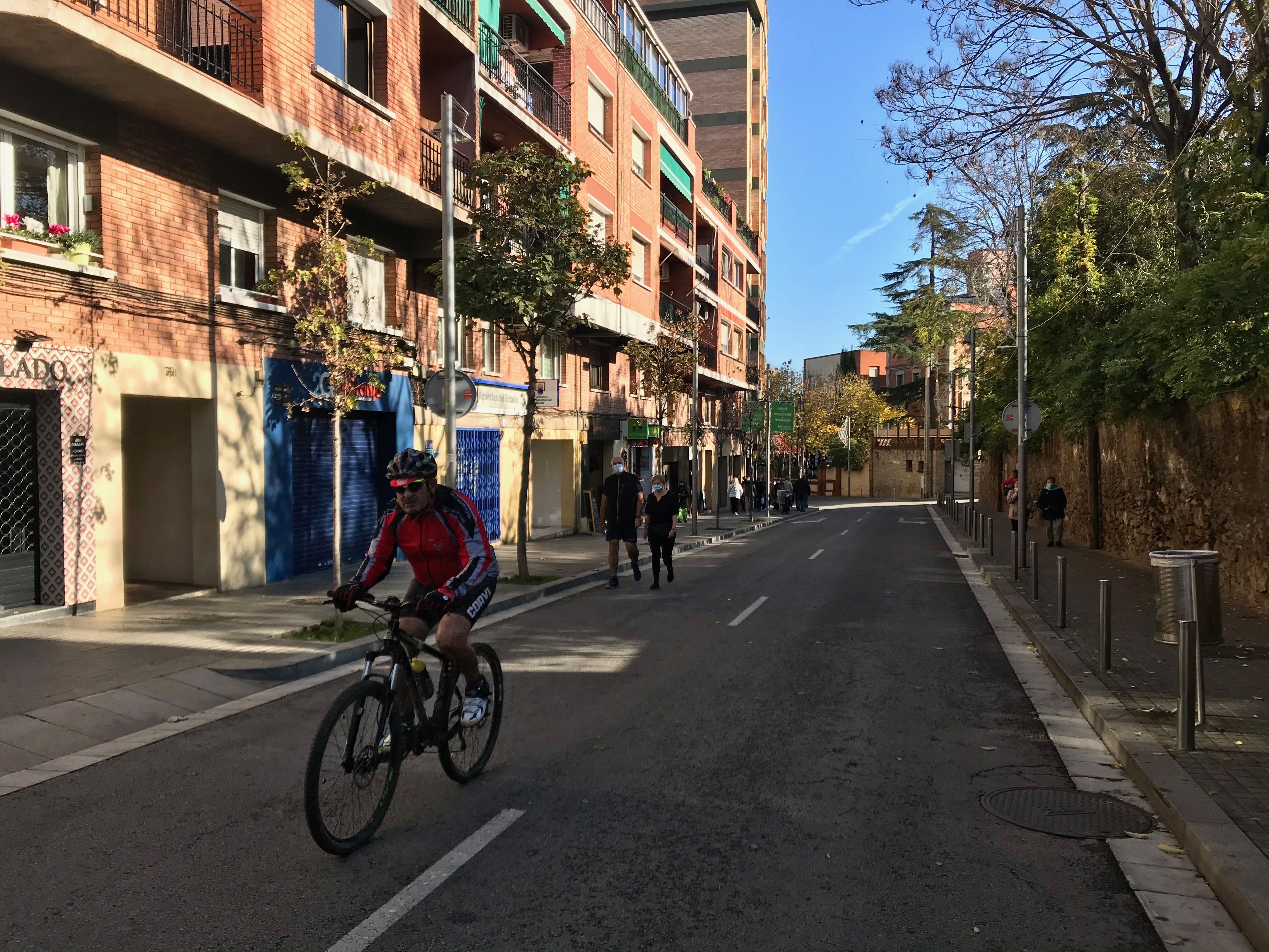 Carrer de Francesc Layret tallat al trànsit / Laura Arias