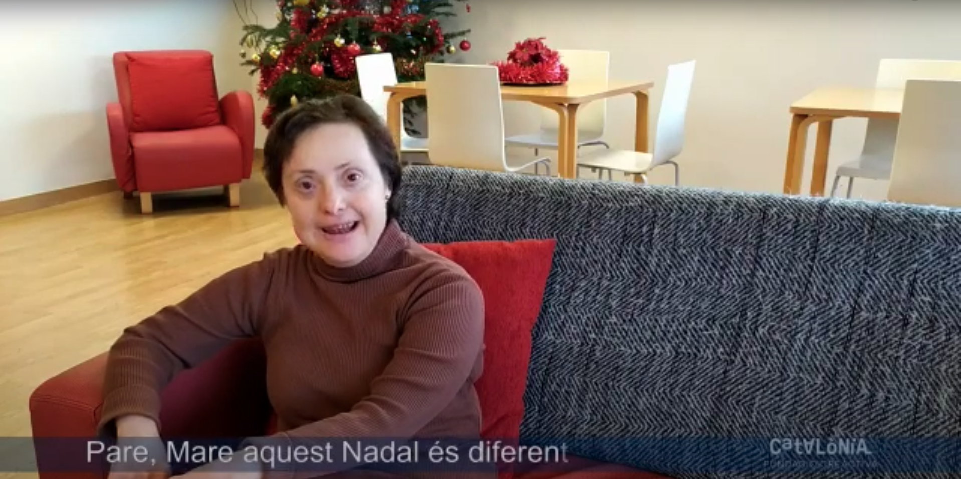 Fotograma de la felicitació de Nadal de Catalònia Fundació Creactiva. 