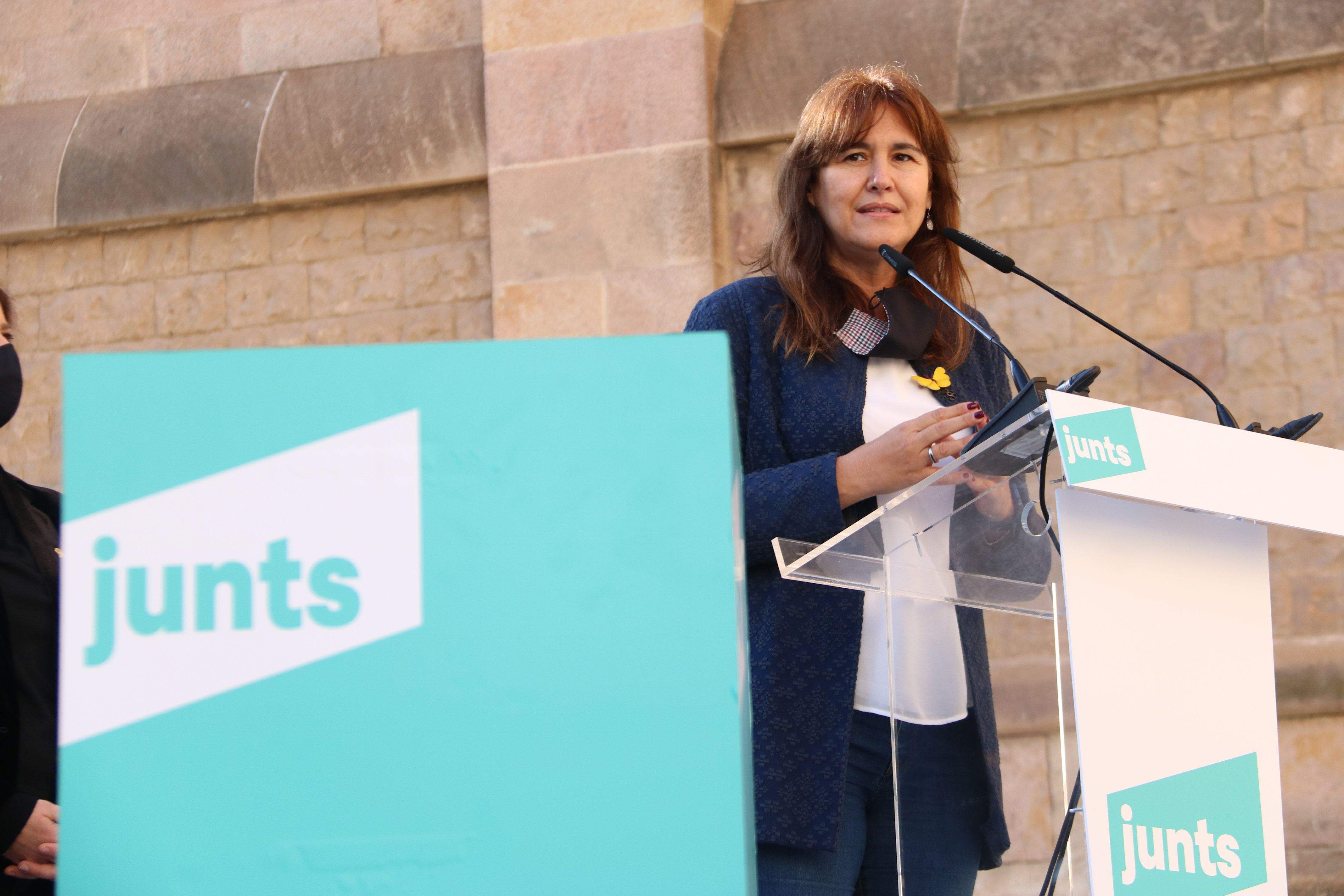 Laura Borràs, candidata de Junts. FOTO: ACN Laura Borràs, candidata de Junts. FOTO: ACN