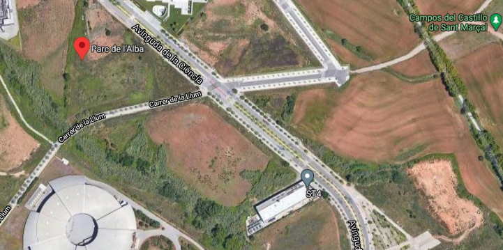 El Parc de l'Alba. FOTO: Google Maps El Parc de l'Alba. FOTO: Google Maps