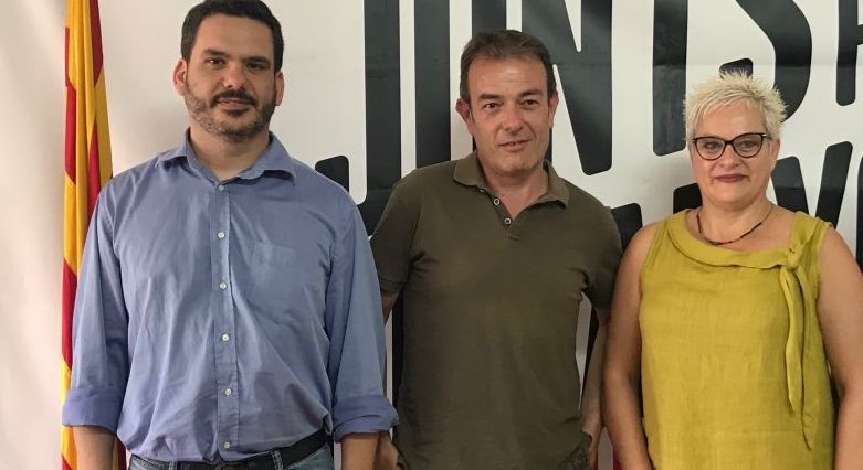 Alberto Lacasa, Joan Sánchez i Àngels Guimèra formen part de l'executiva de Junts. FOTO: Arxiu