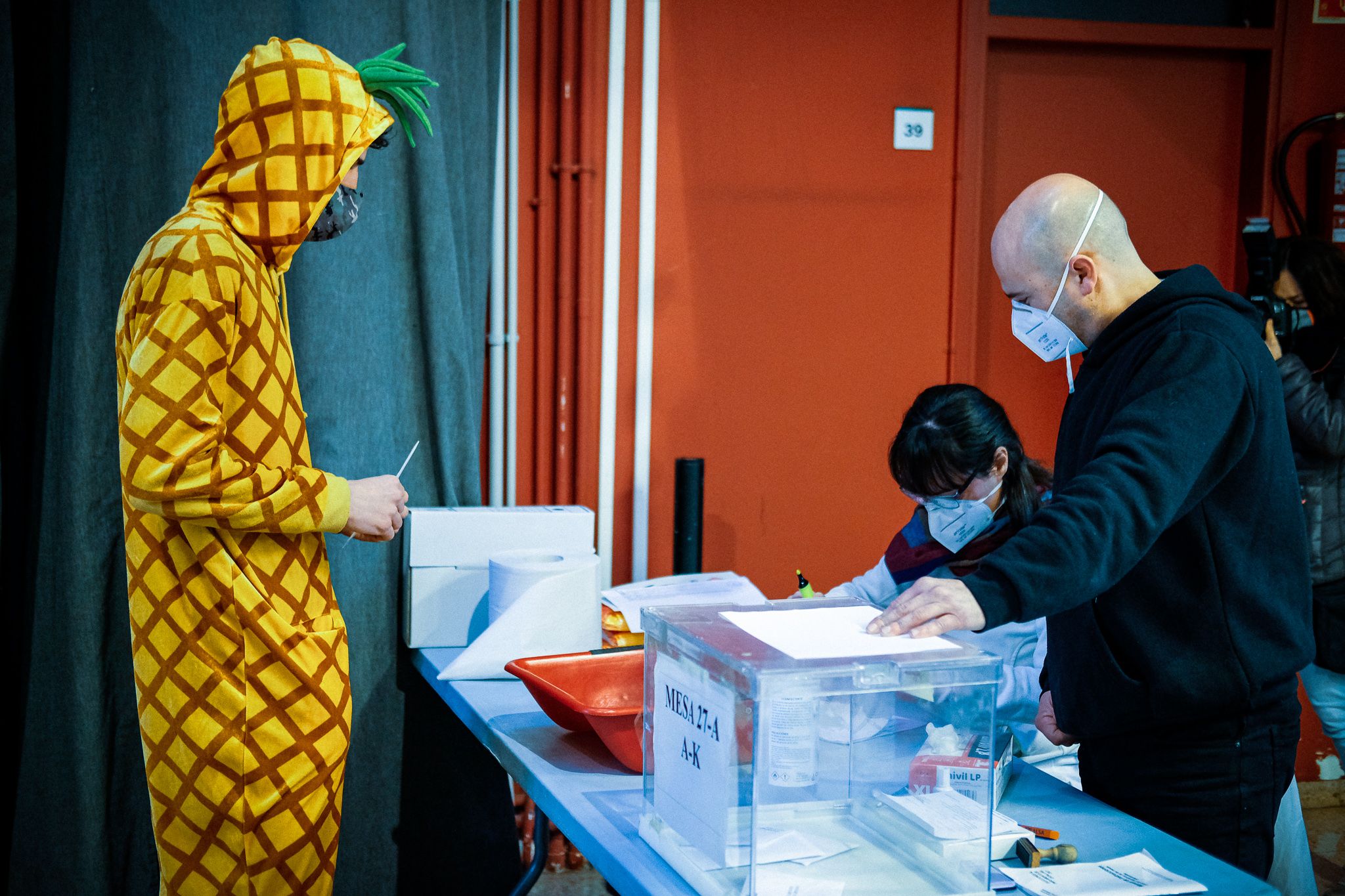 Les eleccions catalanes a Cerdanyola. FOTO: Ale Gómez