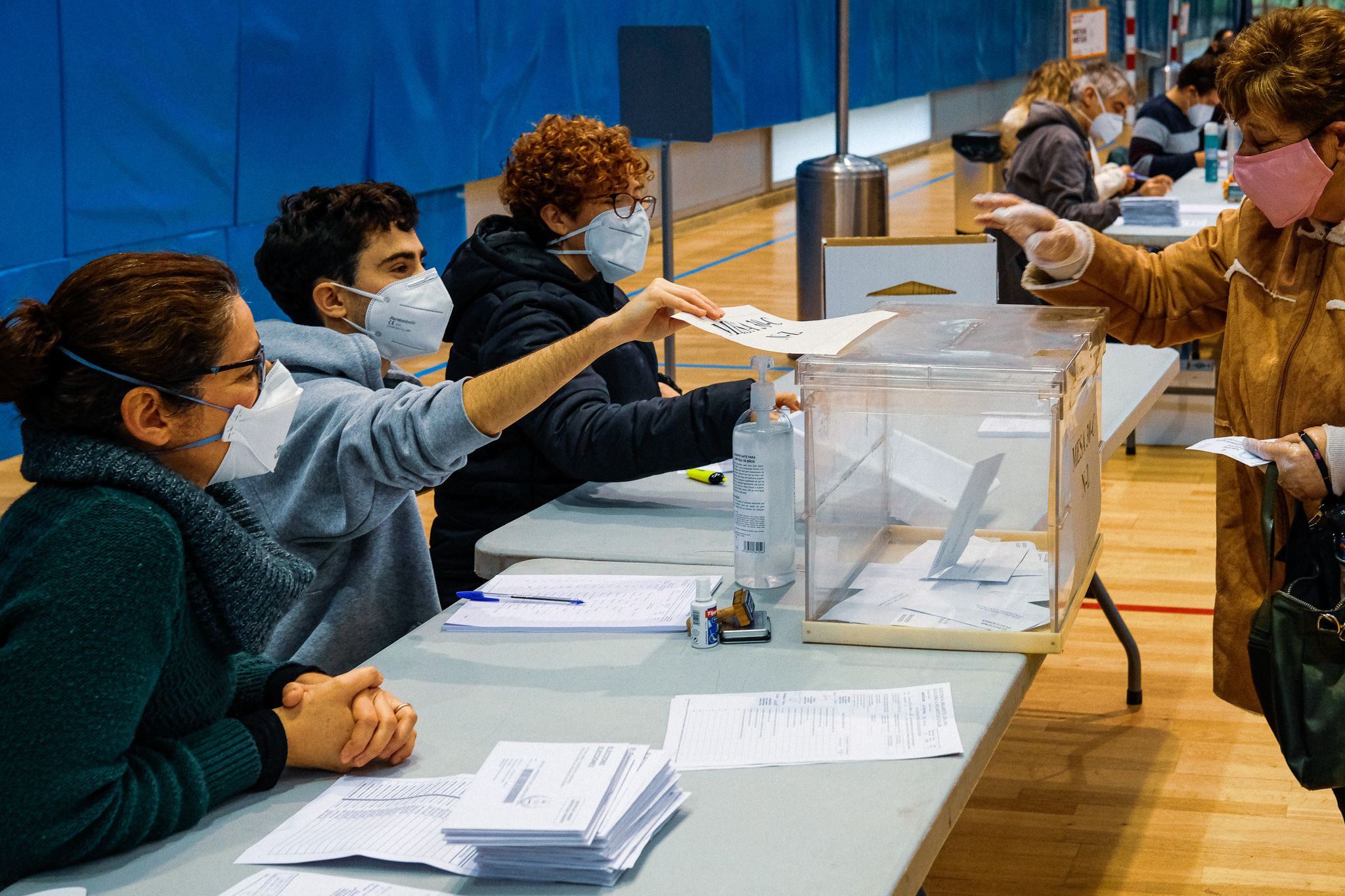 Les eleccions catalanes a Cerdanyola. FOTO: Ale Gómez