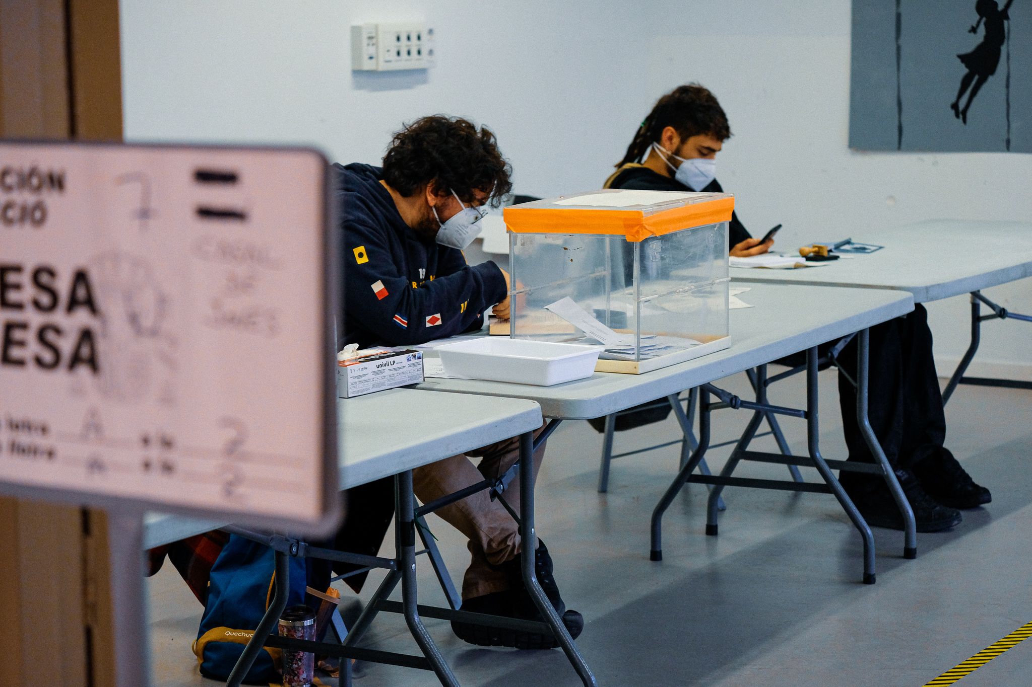 Les eleccions catalanes a Cerdanyola. FOTO: Ale Gómez