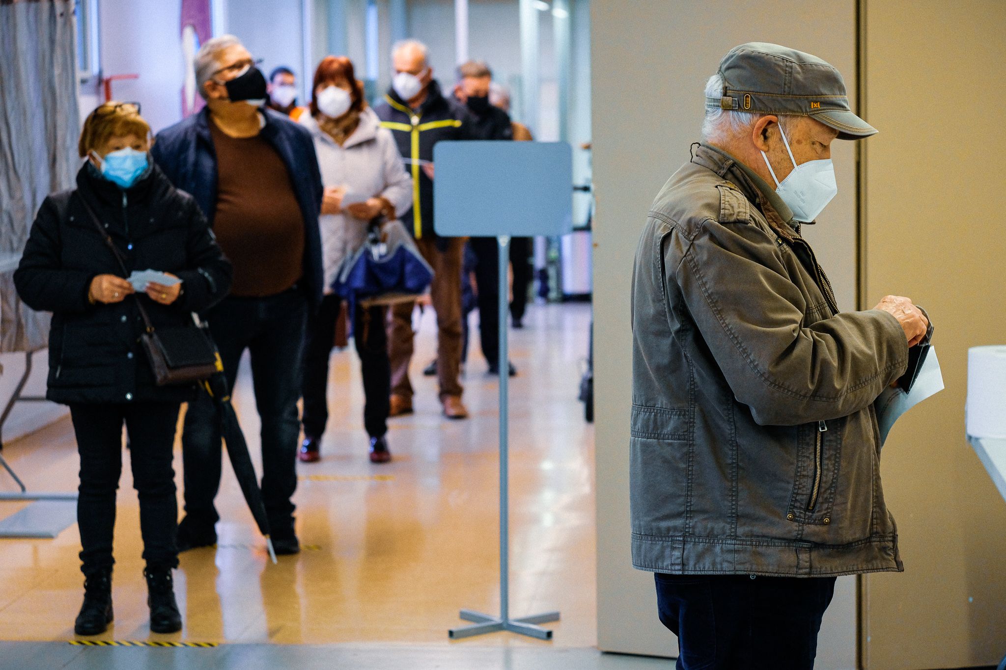 Les eleccions catalanes a Cerdanyola. FOTO: Ale Gómez