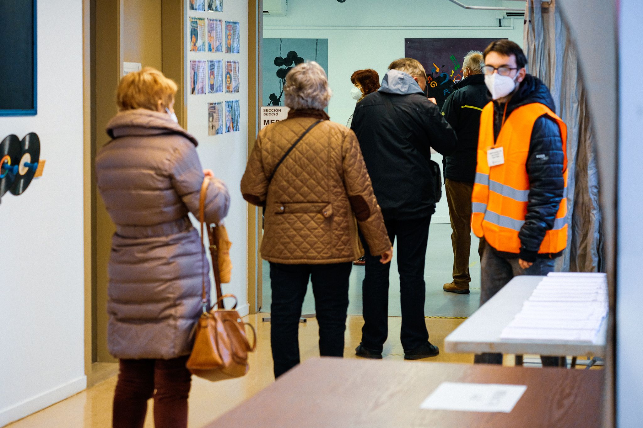 Les eleccions catalanes a Cerdanyola. FOTO: Ale Gómez