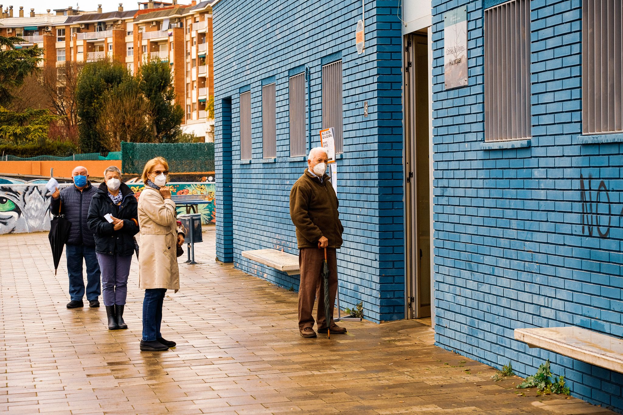 Les eleccions catalanes a Cerdanyola. FOTO: Ale Gómez