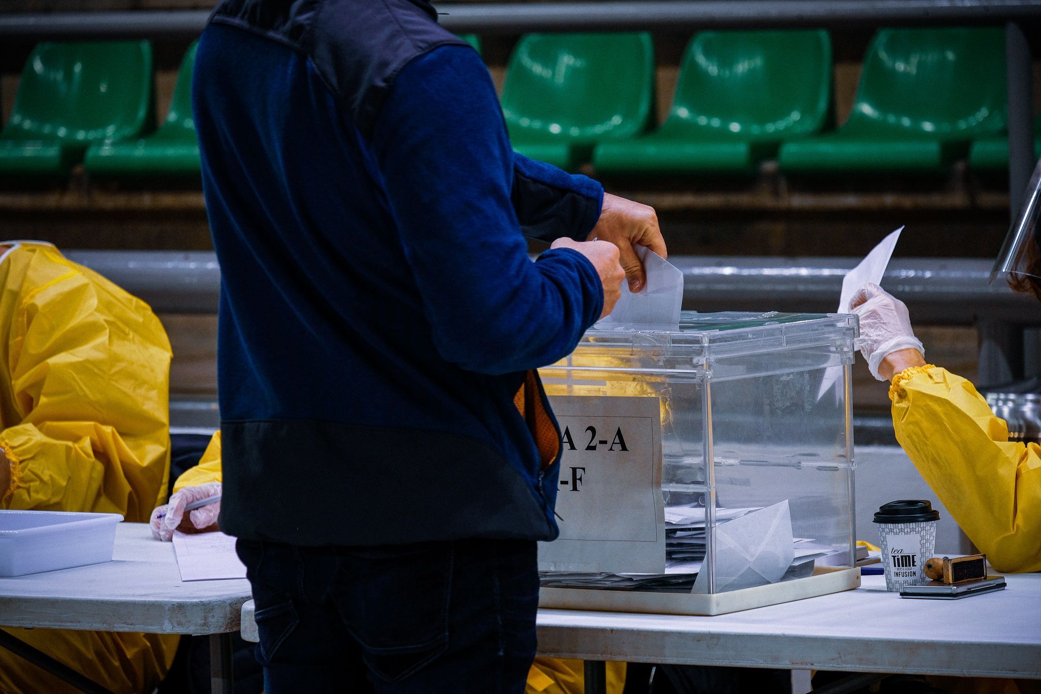 Les eleccions catalanes a Cerdanyola. FOTO: Ale Gómez