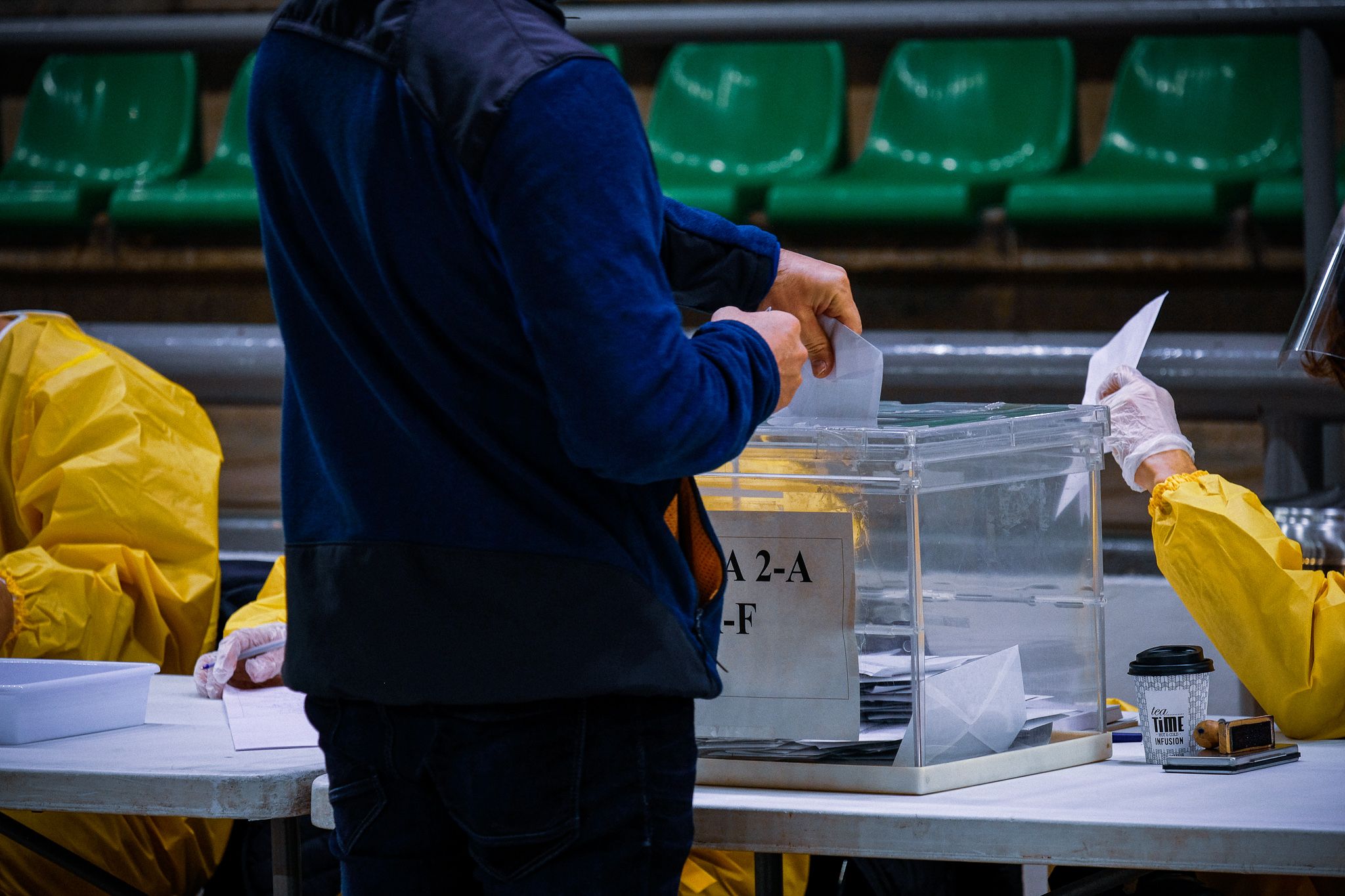 Les eleccions catalanes a Cerdanyola. FOTO: Ale Gómez