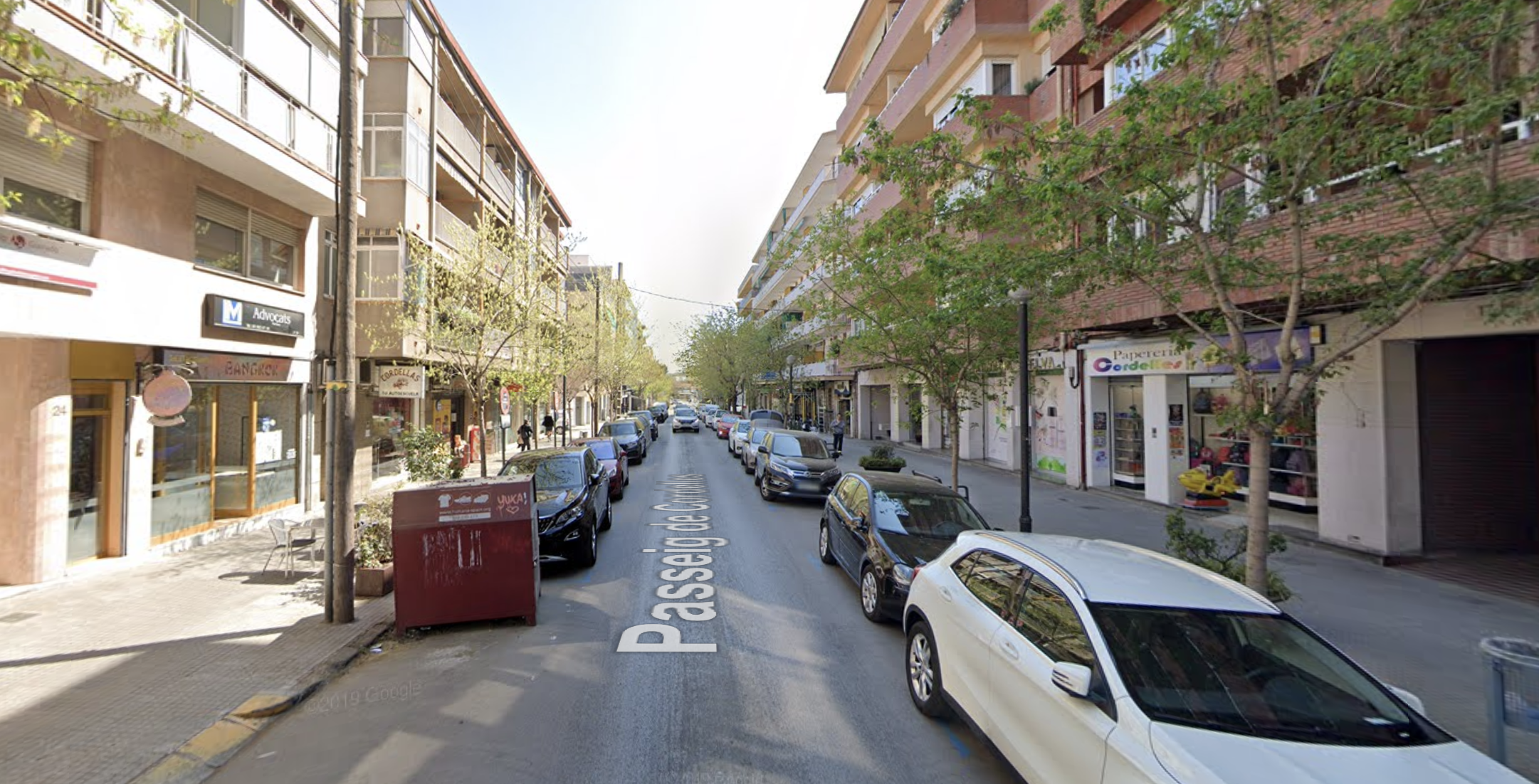La baralla es va produir al passeig Cordelles. FOTO: Google Maps La baralla es va produir al passeig Cordelles. FOTO: Google Maps
