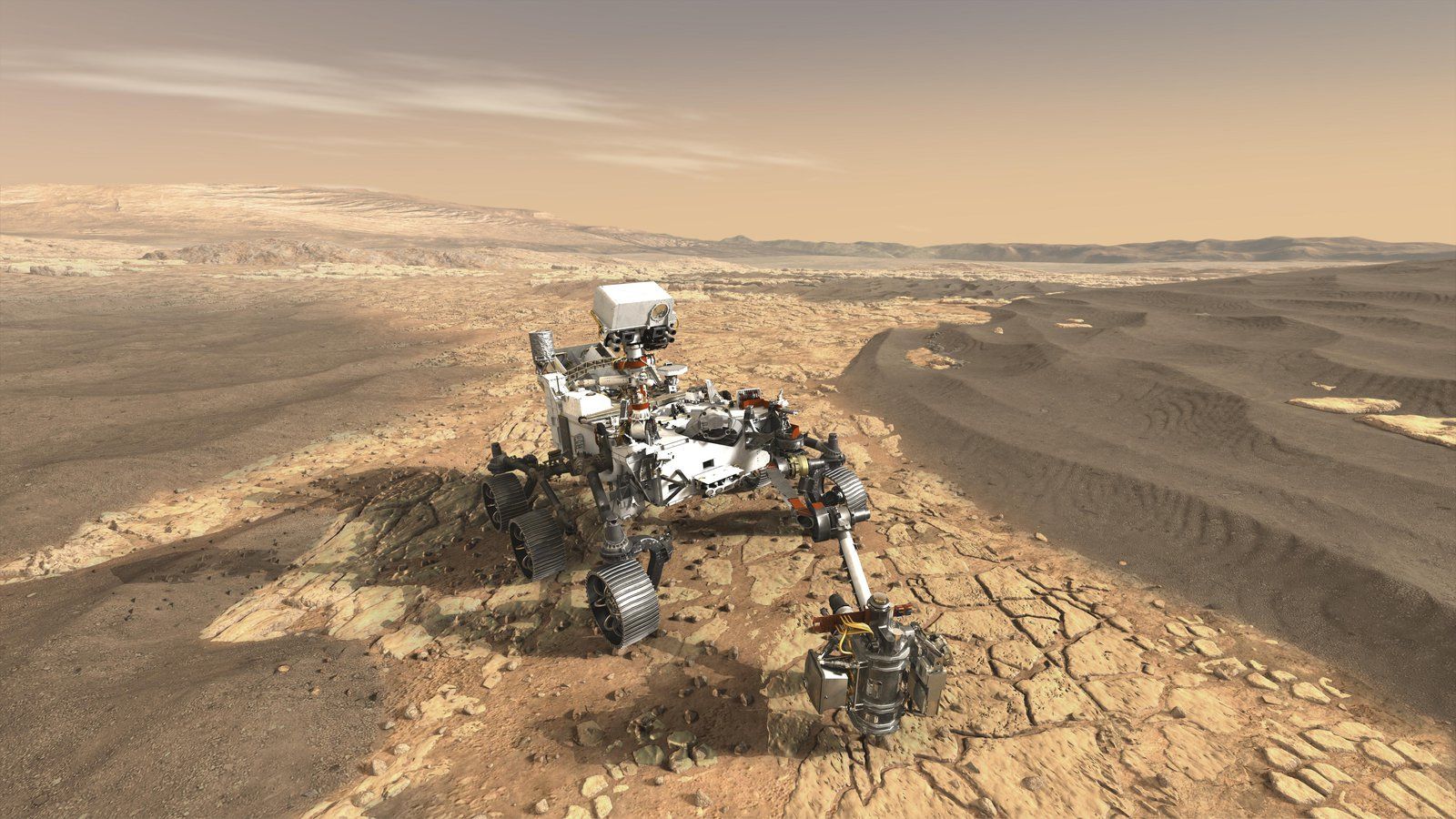 Imatge virtual del Perseverance. FOTO: NASA Imatge virtual del Perseverance. FOTO: NASA