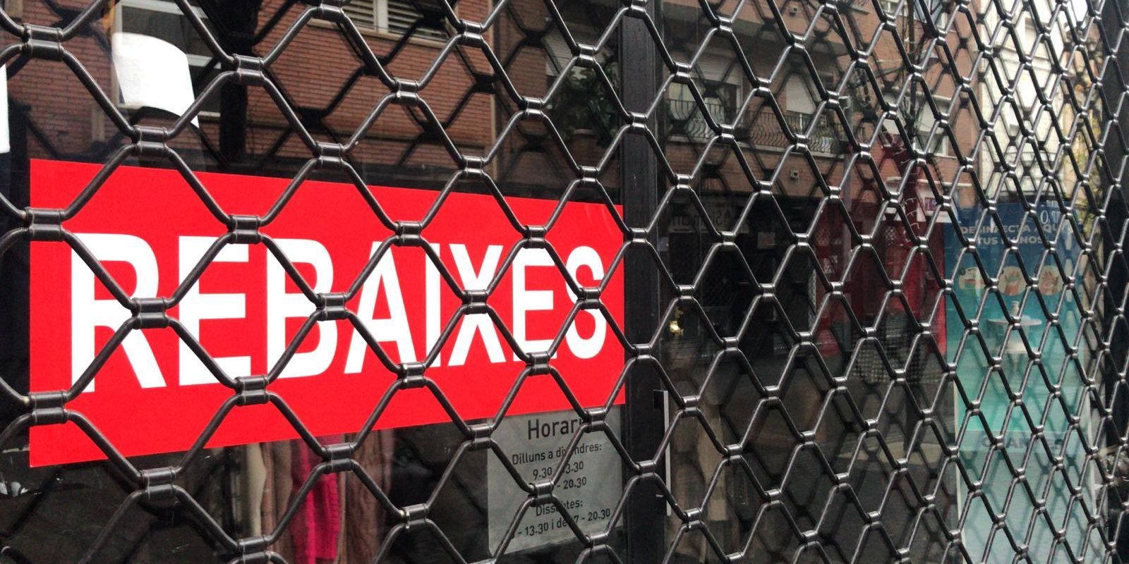 Botigues tancades. FOTO: Andrea Martínez