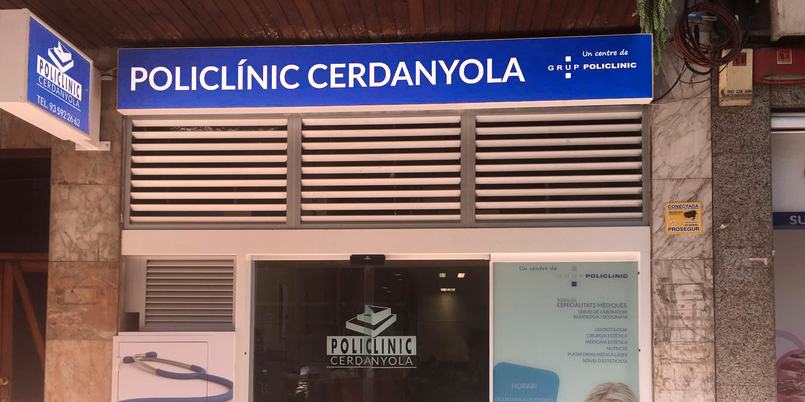 Façana del Policlínic Cerdanyola. FOTO: Cedida Façana del Policlínic Cerdanyola. FOTO: Cedida