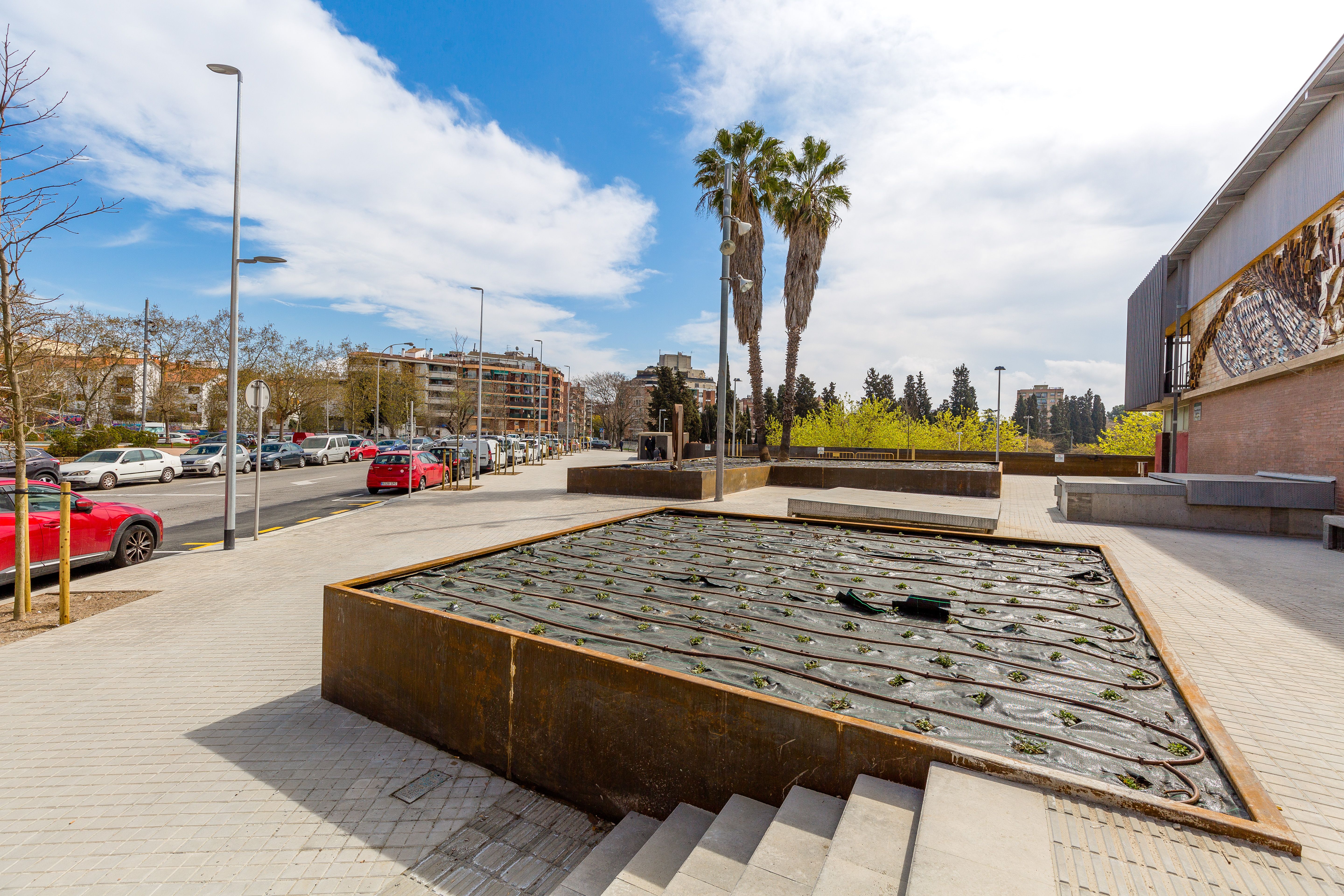 Plaça al carrer de Santa Anna. FOTO: Núria Puentes (Ajuntament de Cerdanyola)