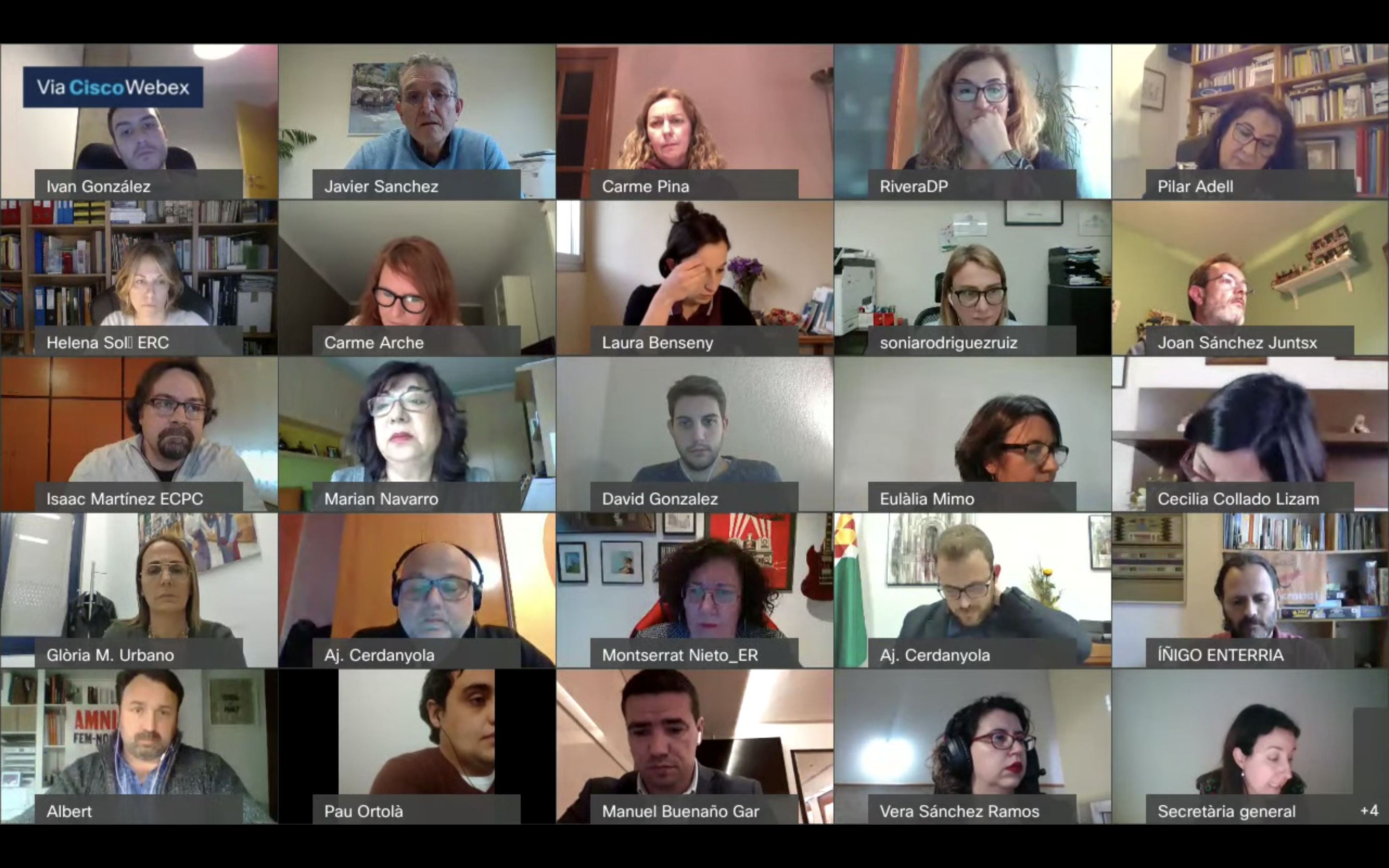 Sessió telemàtica del ple municipal del mes de març. Sessió telemàtica del ple municipal del mes de març.