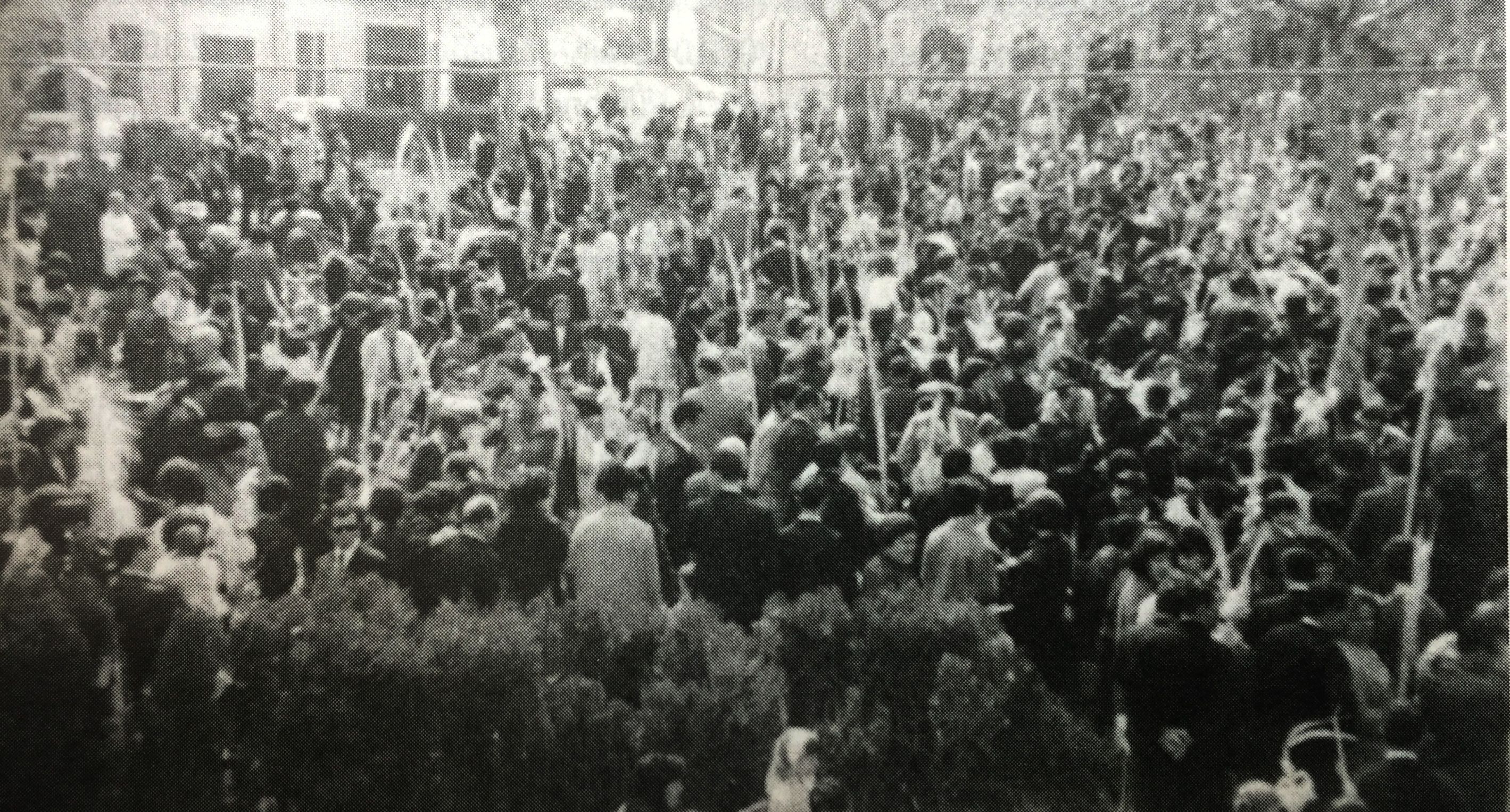 Diumenge de Rams a la Plaça Sant Ramon, anys 60. FOTO: Arxiu del TOT