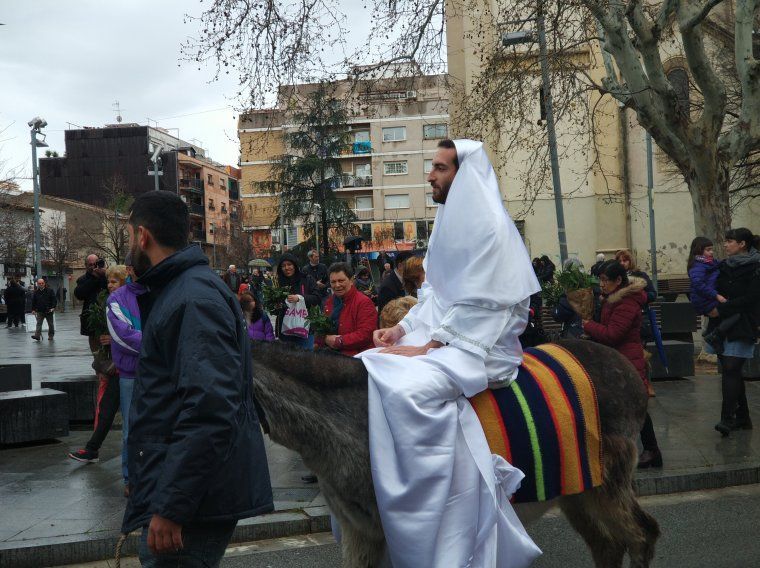 Celebració del Diumenge de Rams l'any 2018. FOTO: Arxiu del TOT