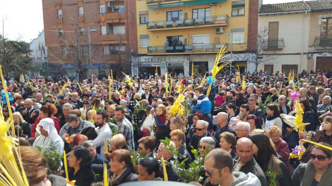 Diumenge de Rams l'any 2016. FOTO  Parròquia de Sant Martí