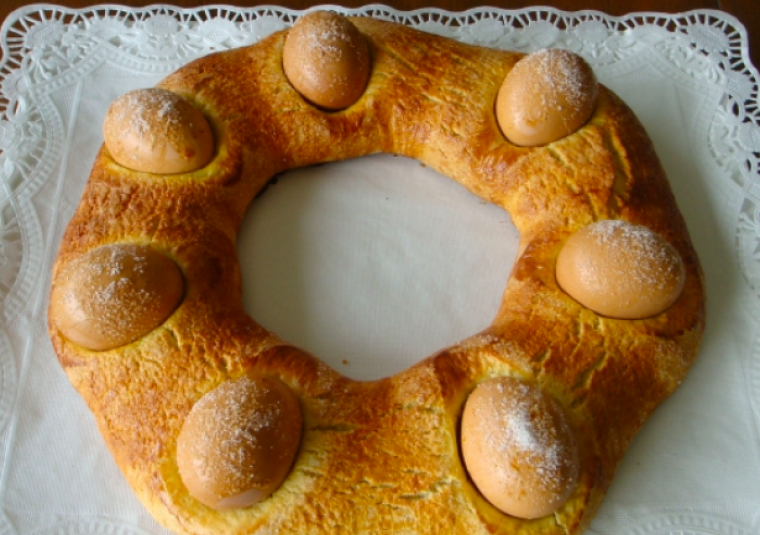 Exemple de Mona de Pasqua tradicional. FOTO: Cedida Exemple de Mona de Pasqua tradicional. FOTO: Cedida