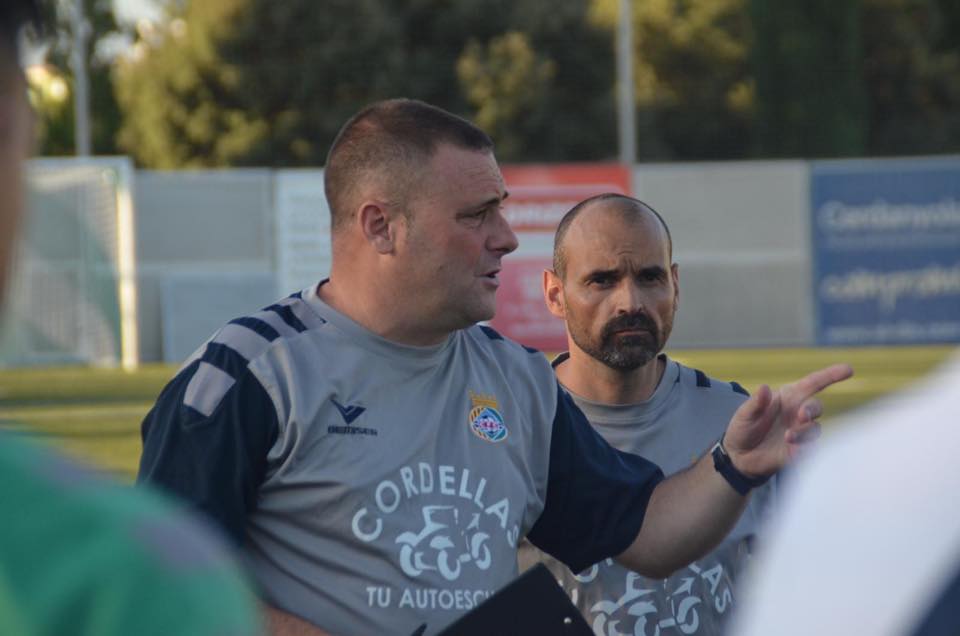 Toni Carrillo durant un entrenament a Fontetes. FOTO: Cerdanyola FC Toni Carrillo durant un entrenament a Fontetes. FOTO: Cerdanyola FC