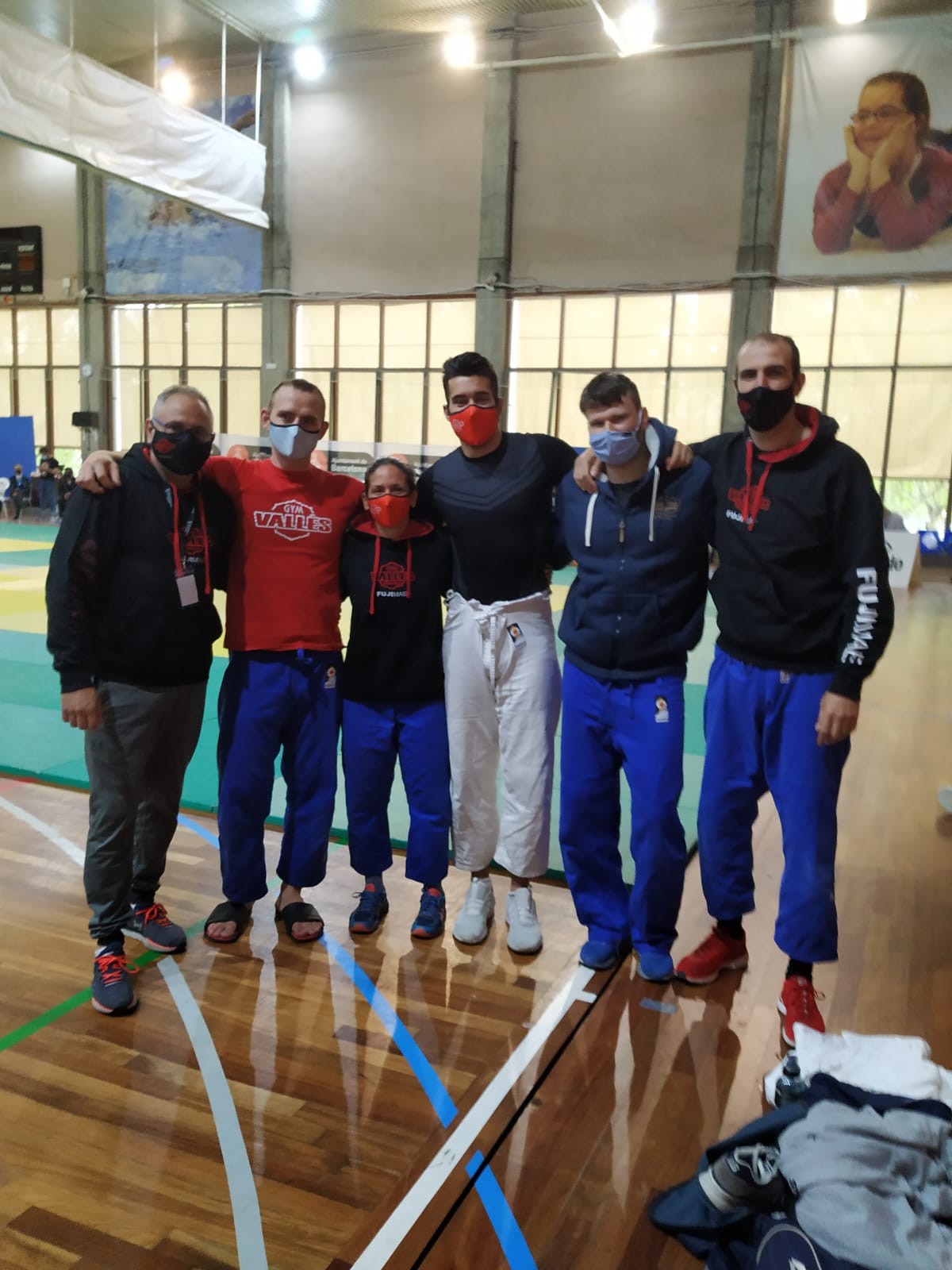 Esportistes del Cerdanyola Gym Vallès al Trofeu Internacional de Barcelona. FOTO: Cedida
