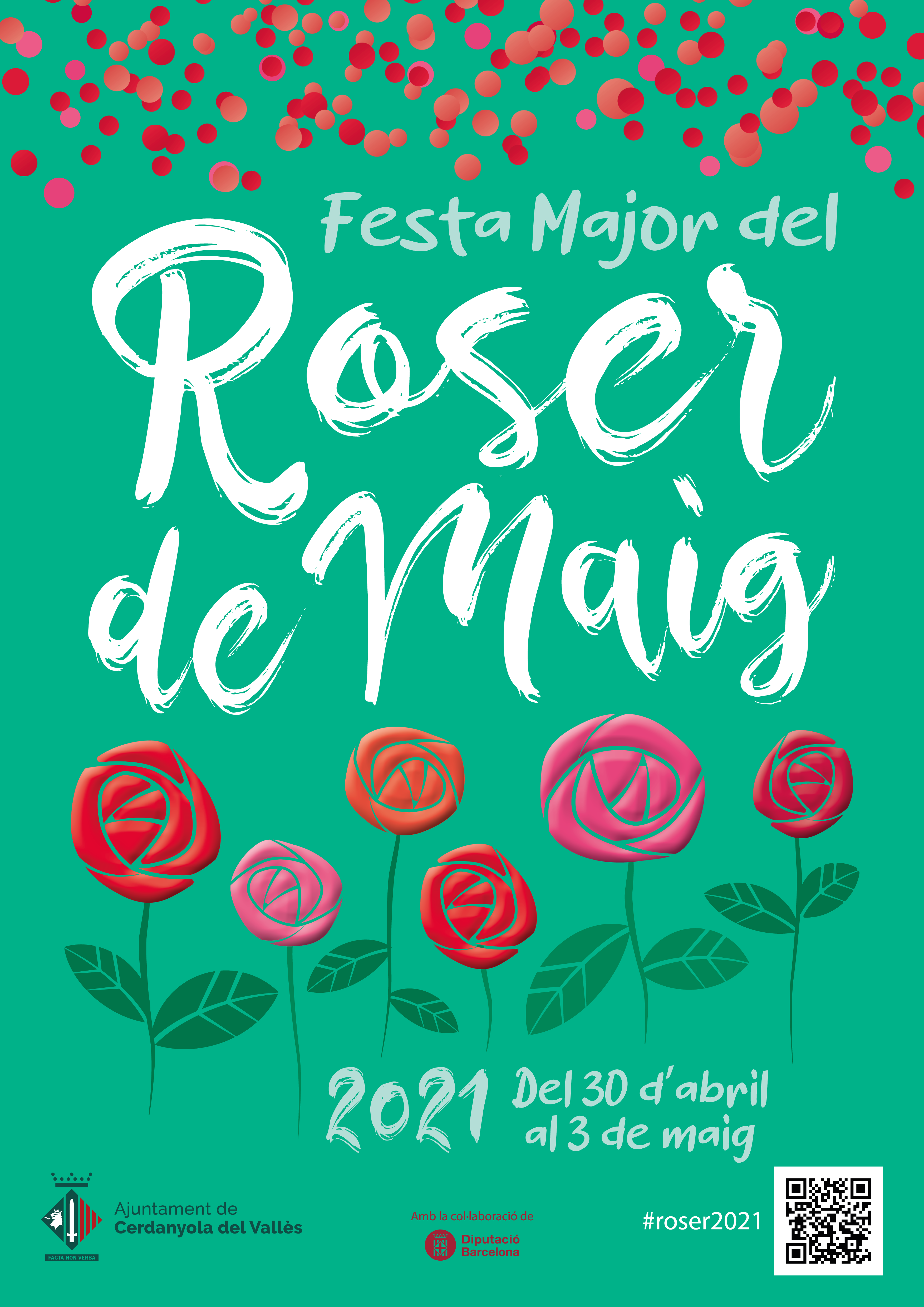 Cartell guanyador del concurs de cartells Festa Major del Roser de Maig 2021 Cartell guanyador del concurs de cartells Festa Major del Roser de Maig 2021