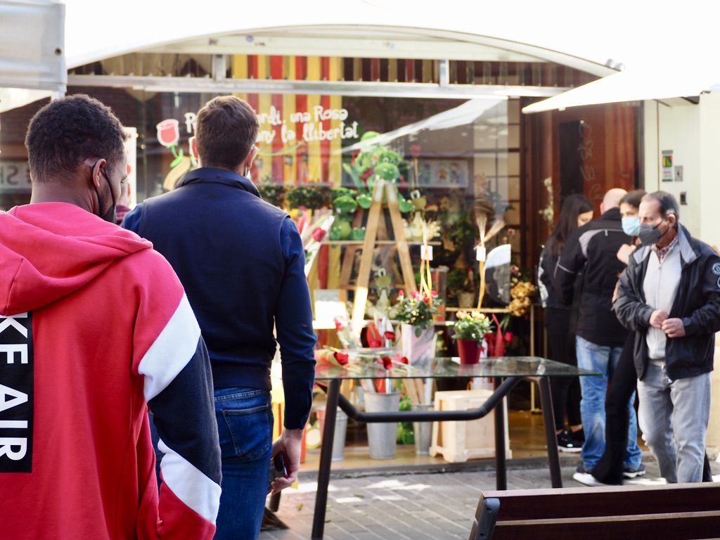 Sant Jordi 2021 a Cerdanyola. FOTO: Mónica García Moreno