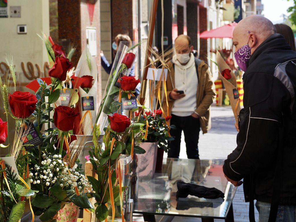 Parada de roses de la Floristeria Casamitjana. FOTO: Mónica García Moreno