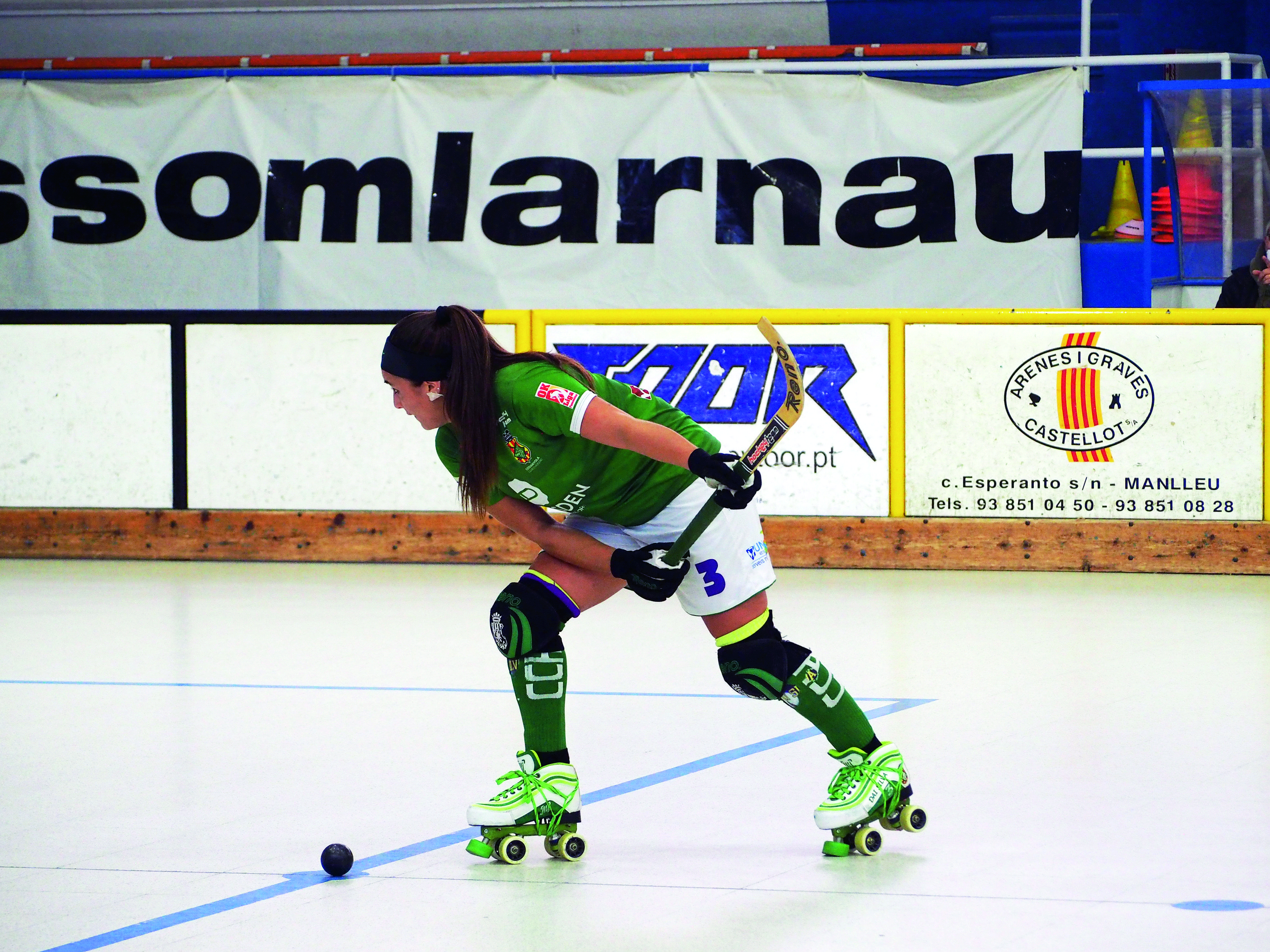 Dai Silva, jugadora del Cerdanyola Club d’Hoquei. FOTO: Mónica GM