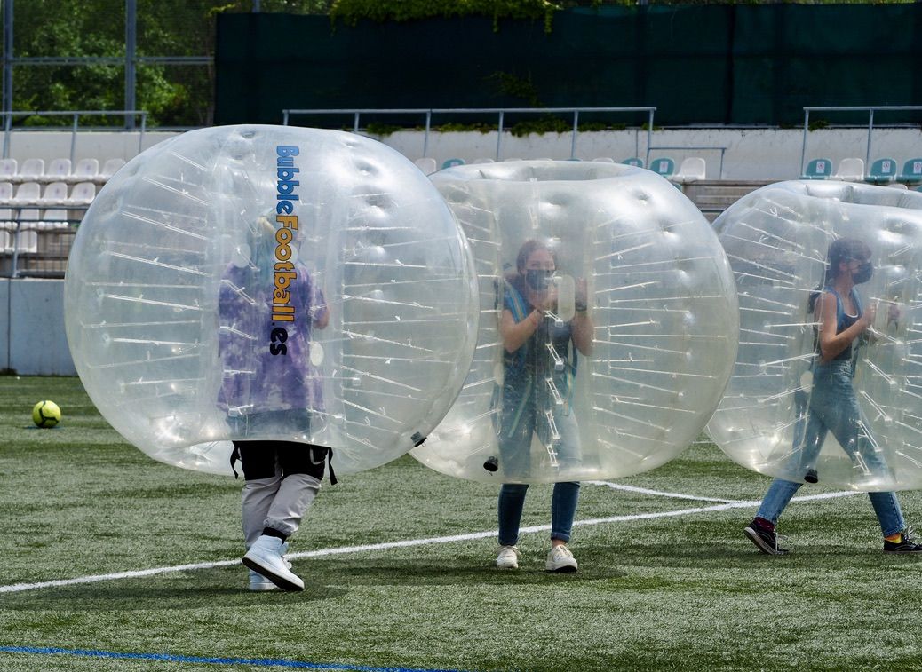 Bubble football a Fontetes / FOTO: Mònica Garcia