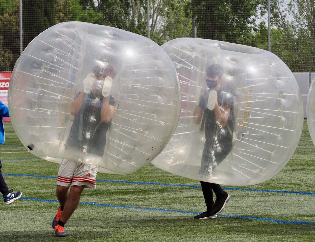 Bubble football a Fontetes / FOTO: Mònica Garcia