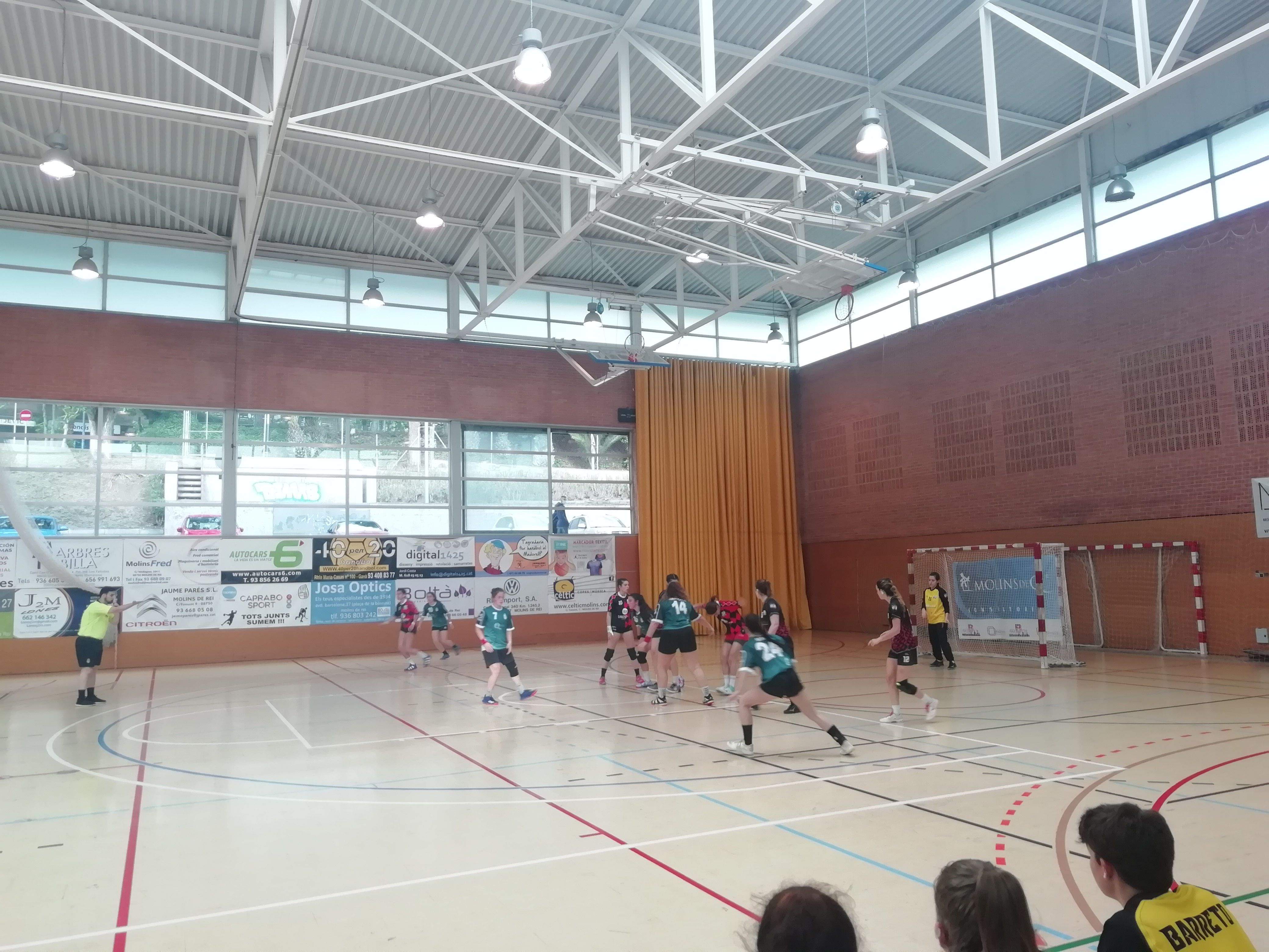Imatge del partit del Club Handbol Cerdanyola. FOTO: Cedida