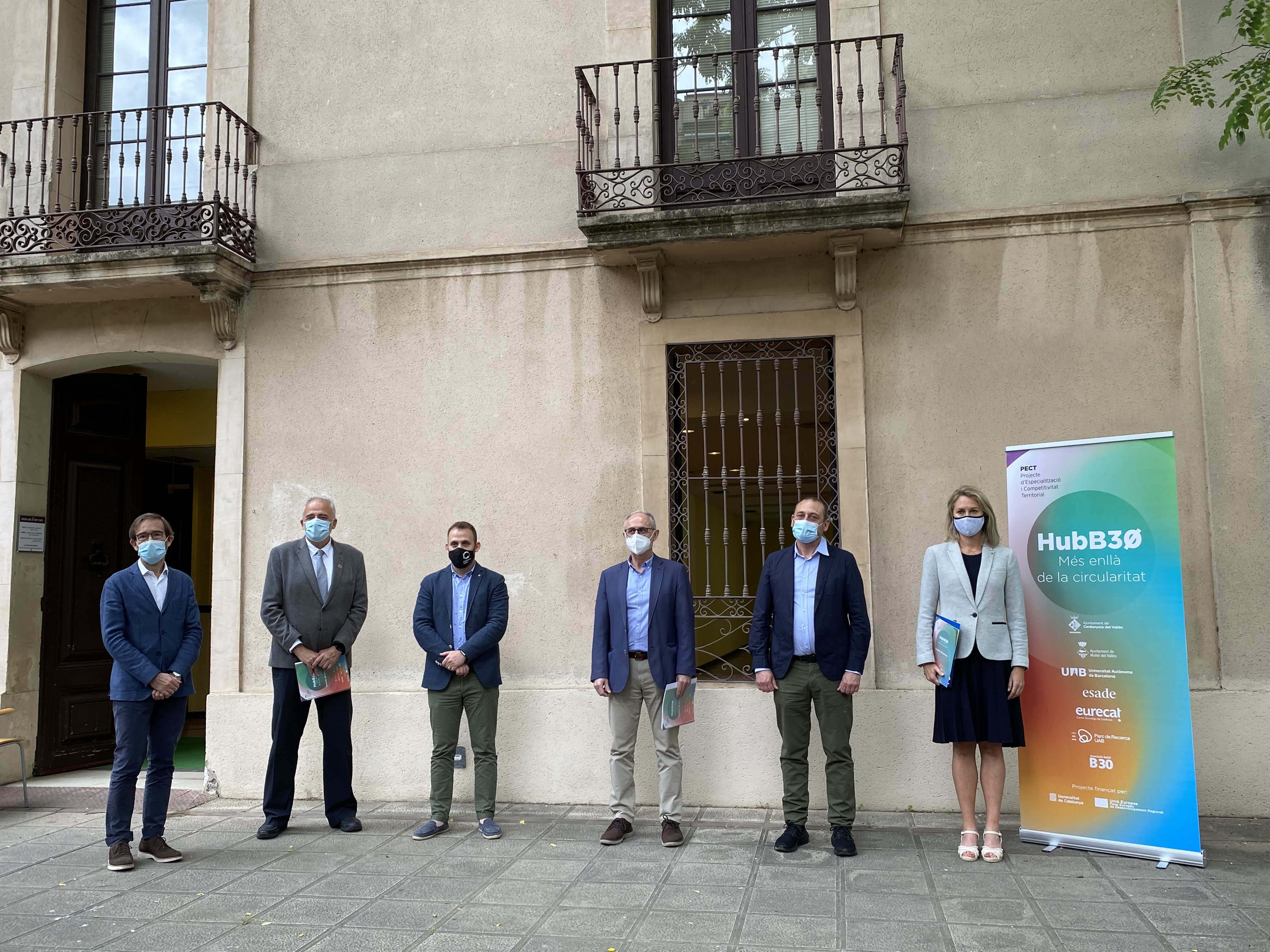 Representants de les institucions i entitats membres del PETC. FOTO: Mónica GM Representants de les institucions i entitats membres del PETC. FOTO: Mónica GM