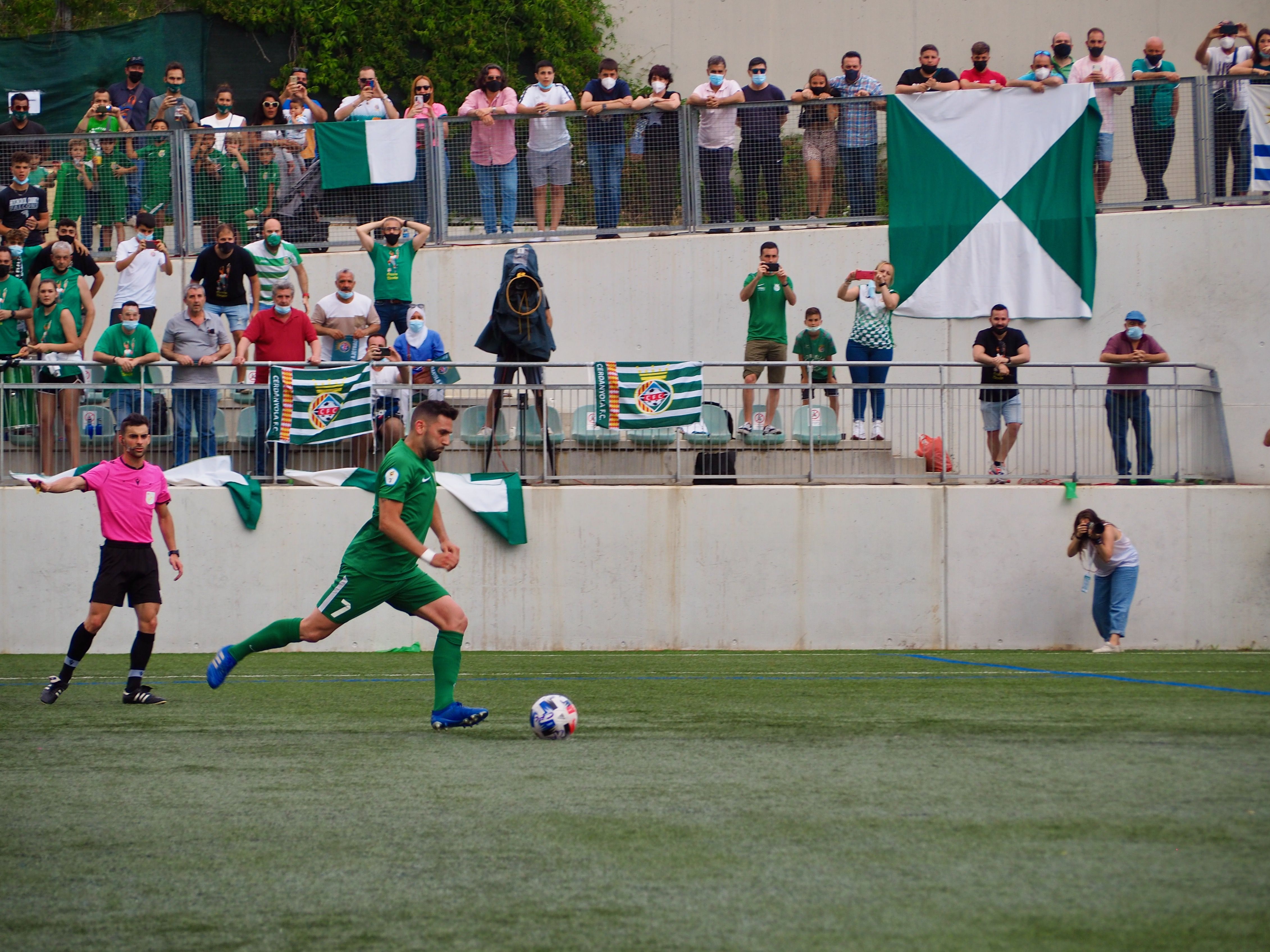 El Cerdanyola FC ascendeix a 2a RFEF. FOTO: Mónica García
