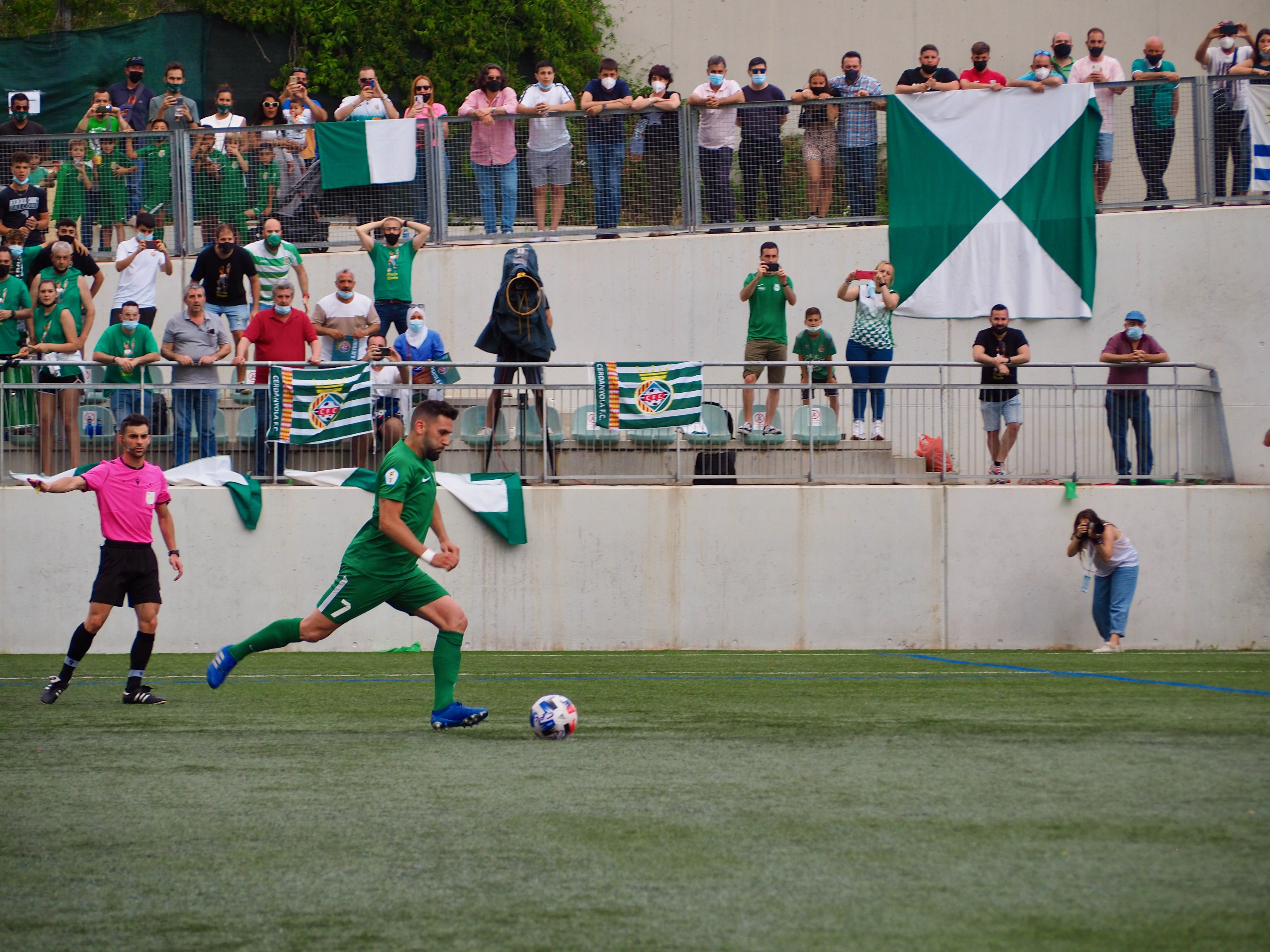 El Cerdanyola FC ascendeix a 2a RFEF. FOTO: Mónica García