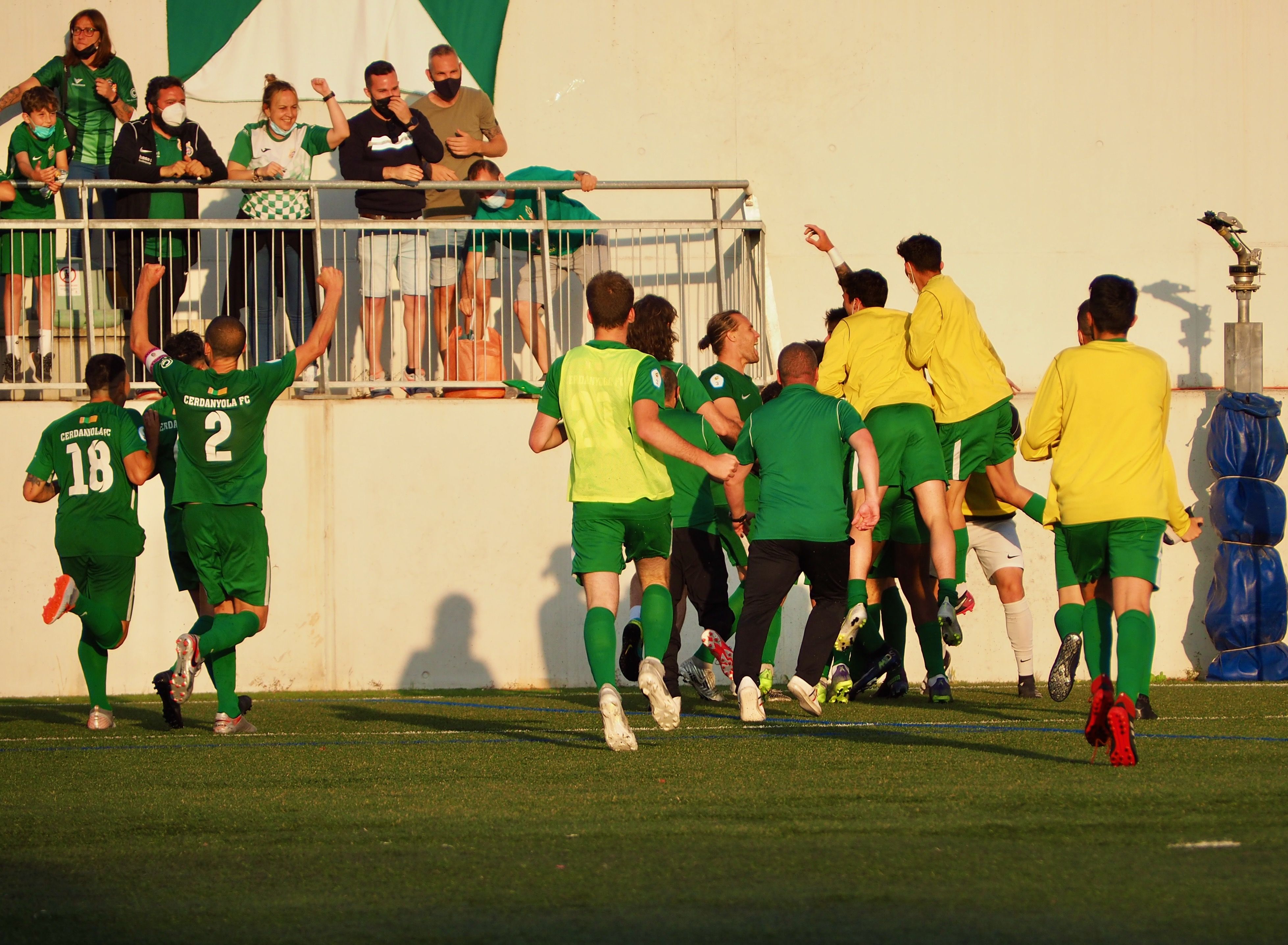 El Cerdanyola FC ascendeix a 2a RFEF. FOTO: Mónica García