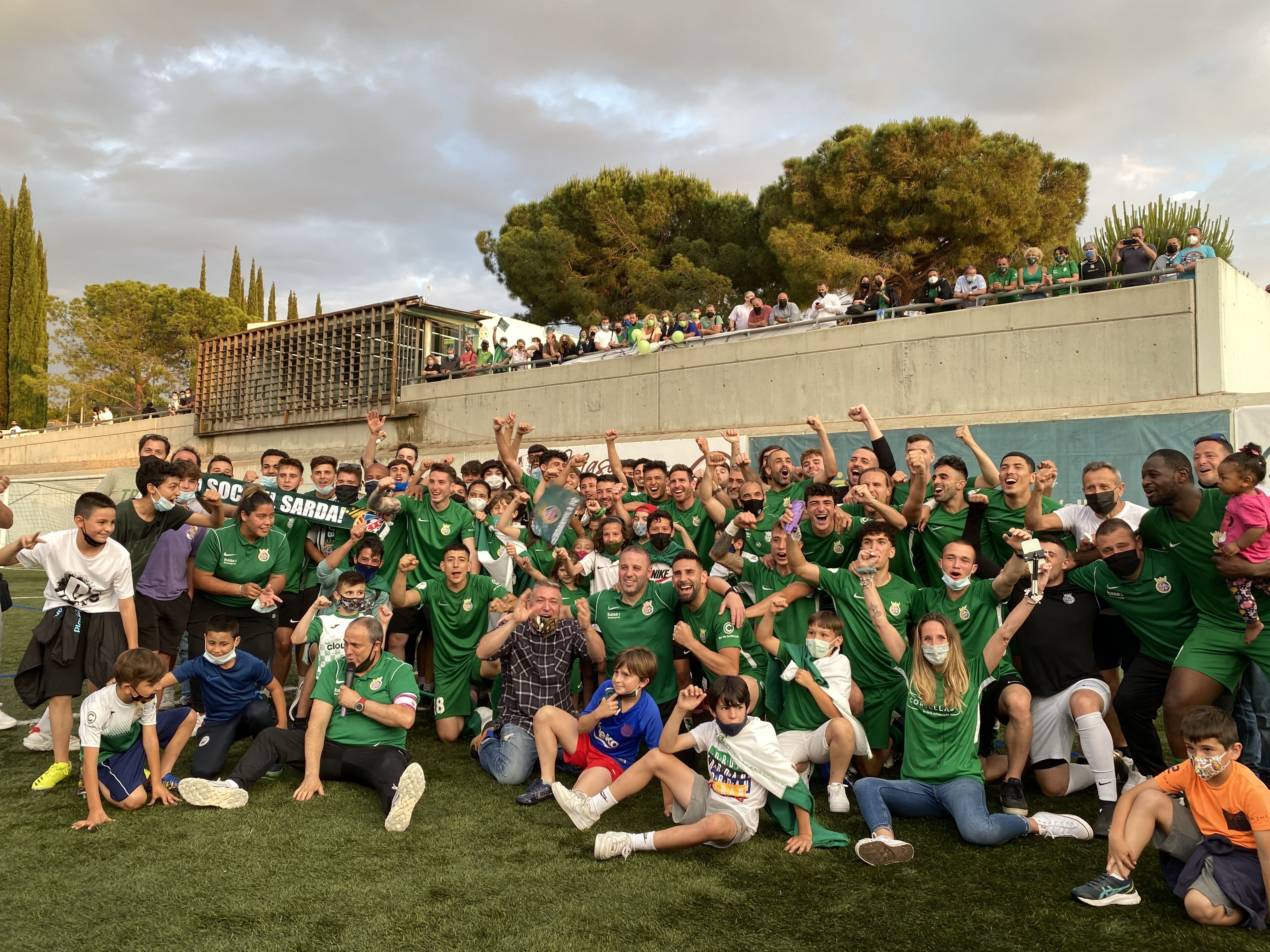 El Cerdanyola FC ascendeix a 2a RFEF. FOTO: Mónica García